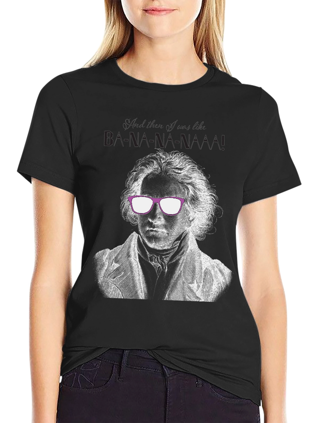Beethoven Banana Funny Graphic T-Shirt