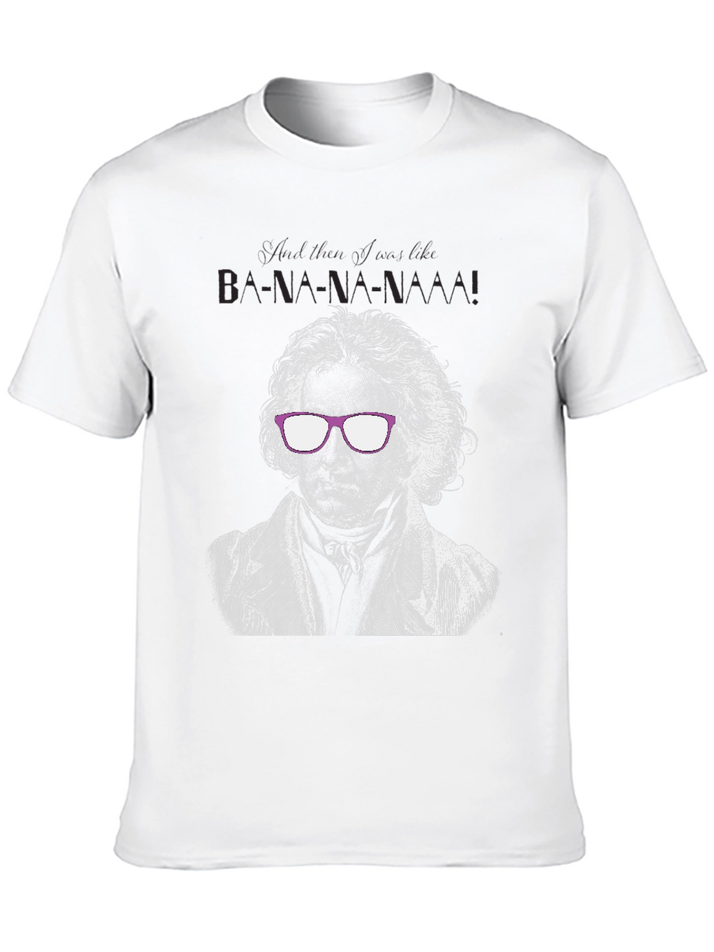 Beethoven Banana Funny Graphic T-Shirt