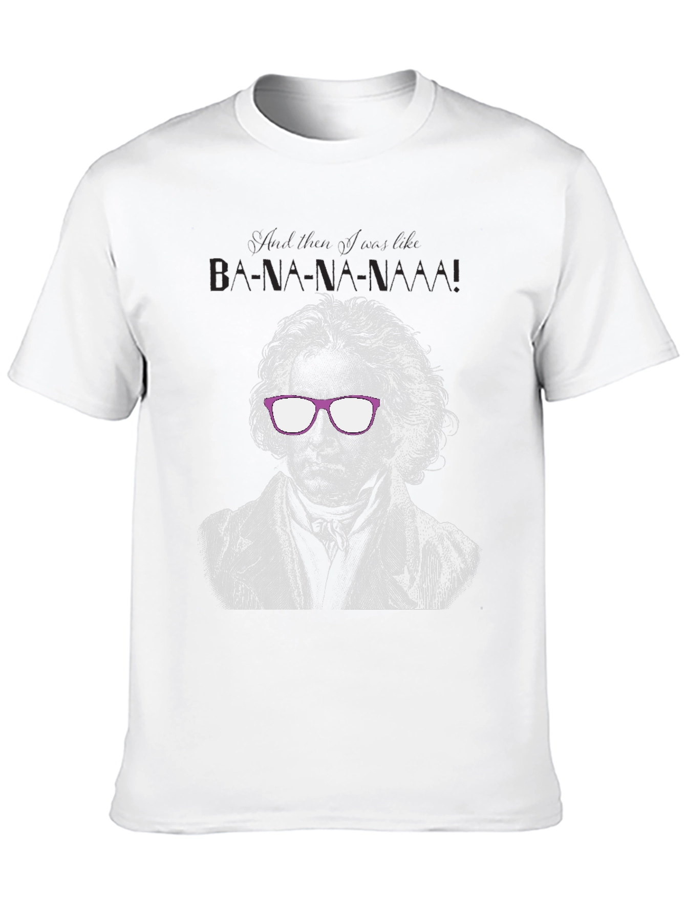 Beethoven Banana Funny Graphic T-Shirt