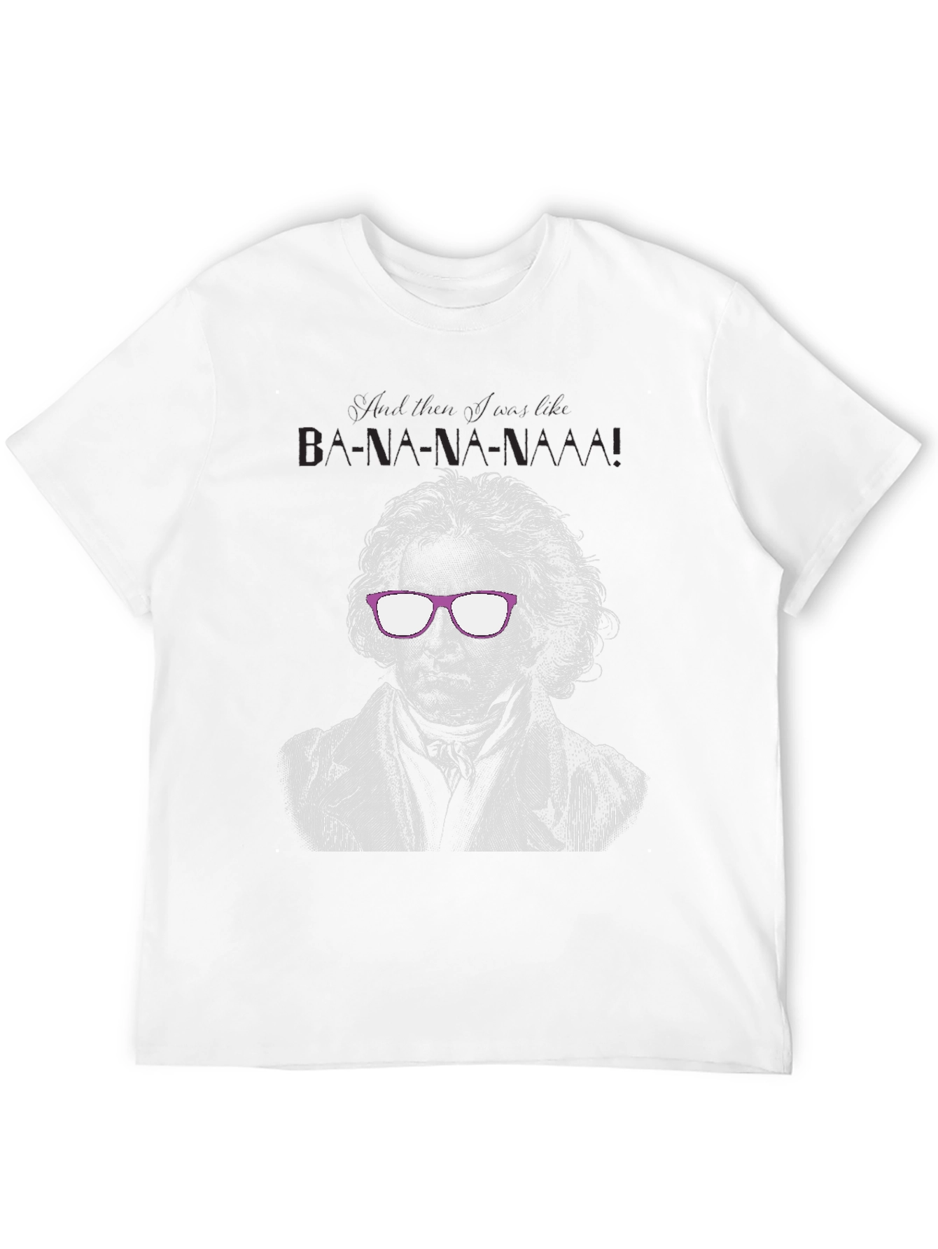 Beethoven Banana Funny Graphic T-Shirt