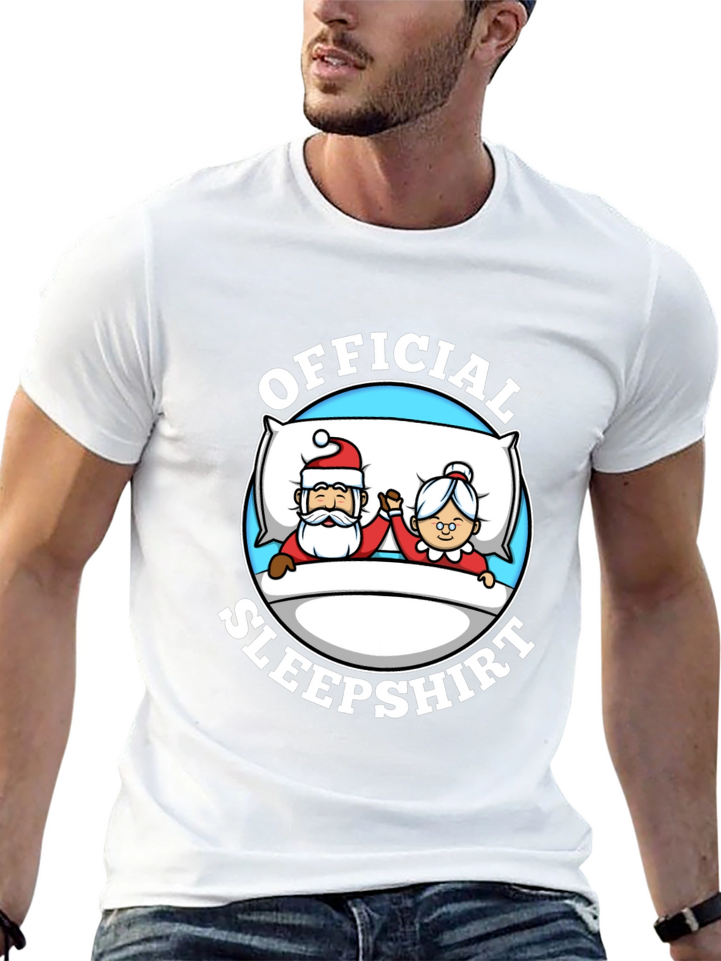 Official Santa Sleepshirt Graphic Tee