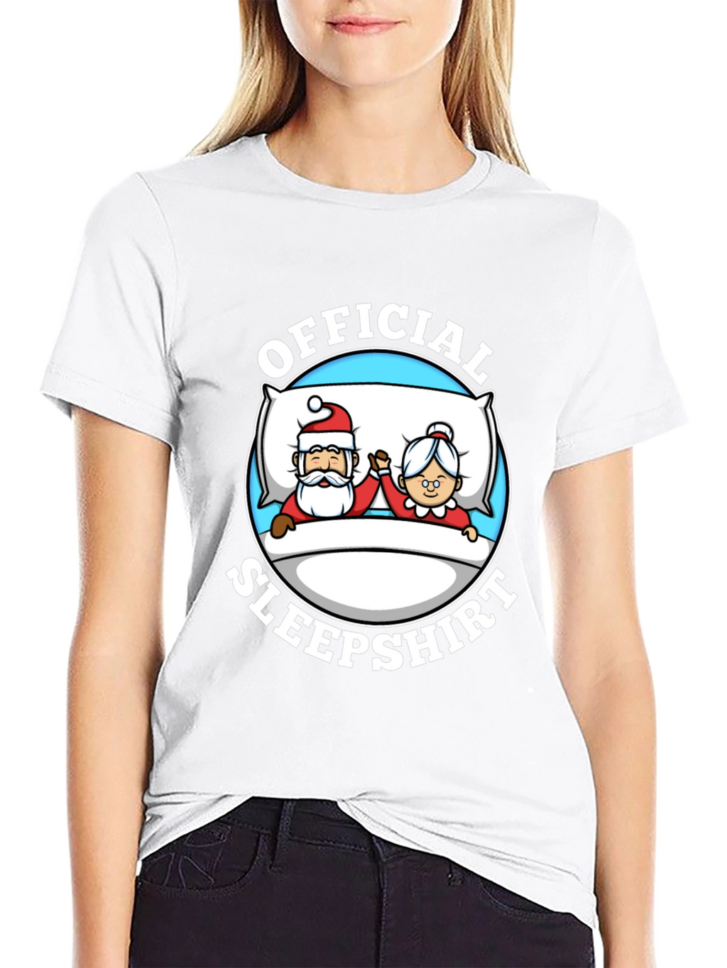 Official Santa Sleepshirt Graphic Tee