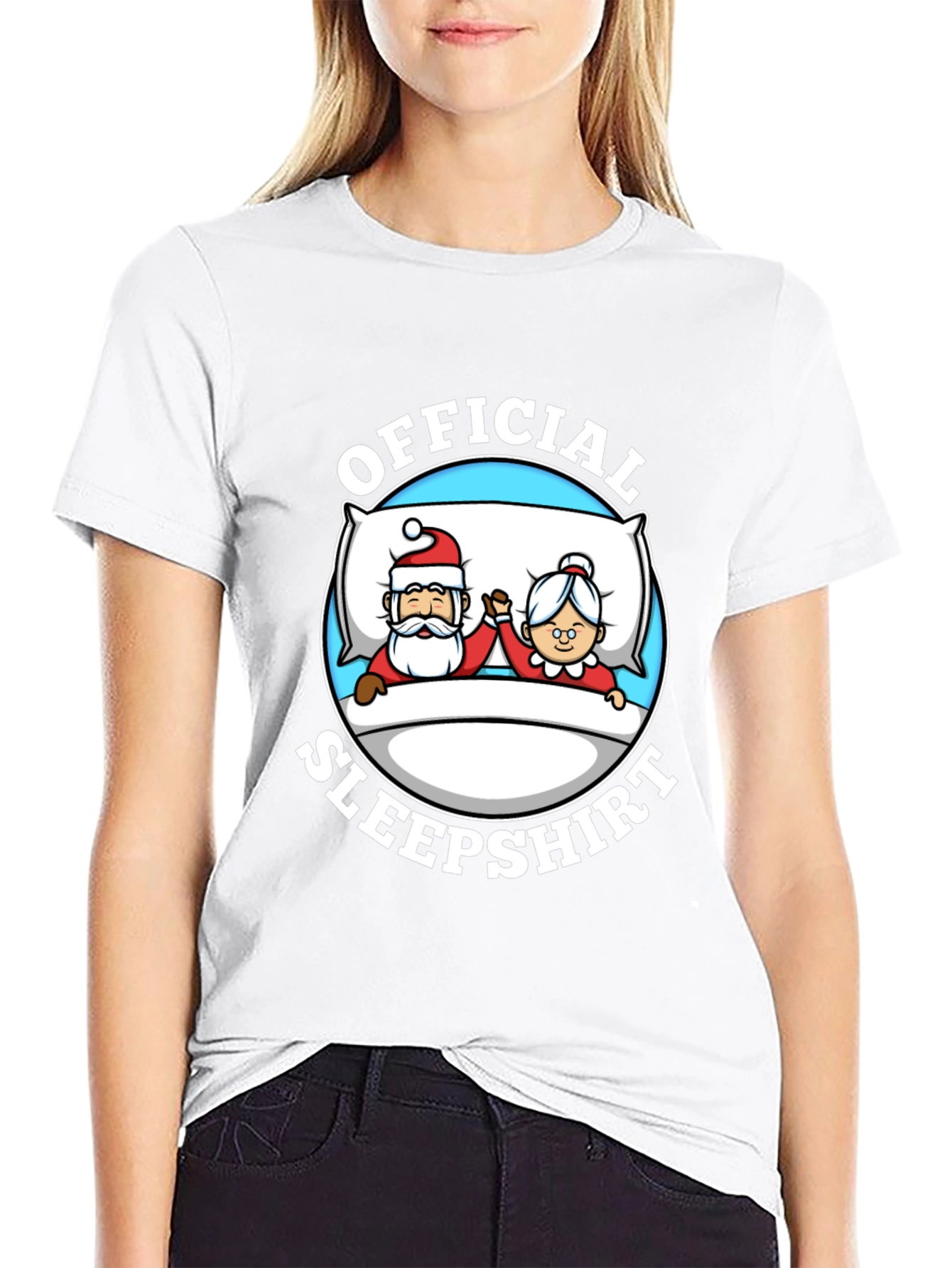 Official Santa Sleepshirt Graphic Tee