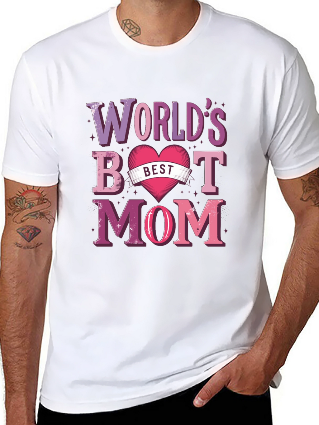 Worlds Best Mom T-Shirt - Mothers Day Gift