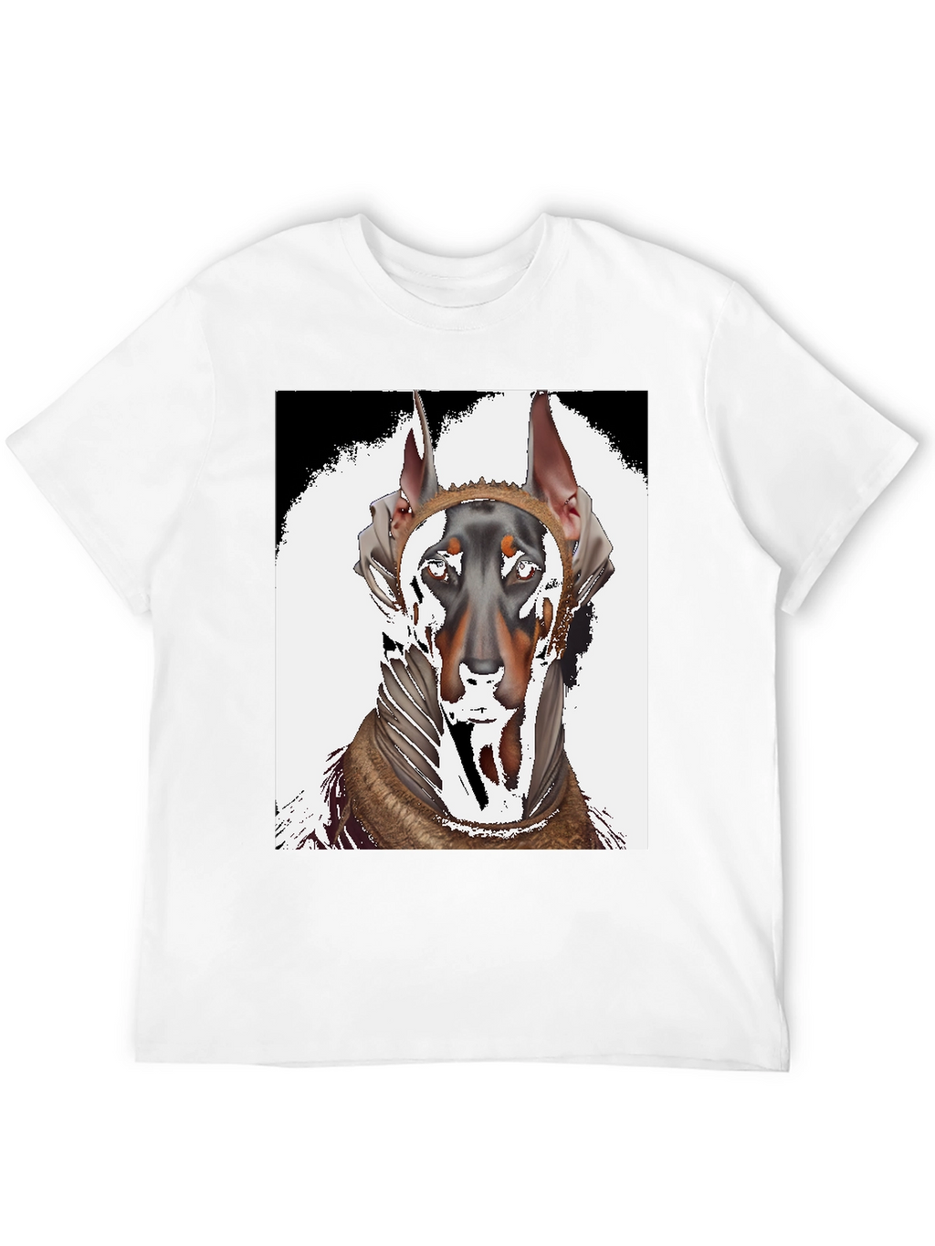Doberman T-Shirt: Unique Dog Graphic Tee for Men