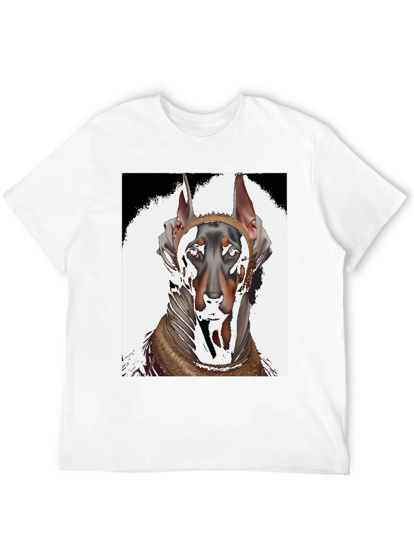 Doberman T-Shirt: Unique Dog Graphic Tee for Men