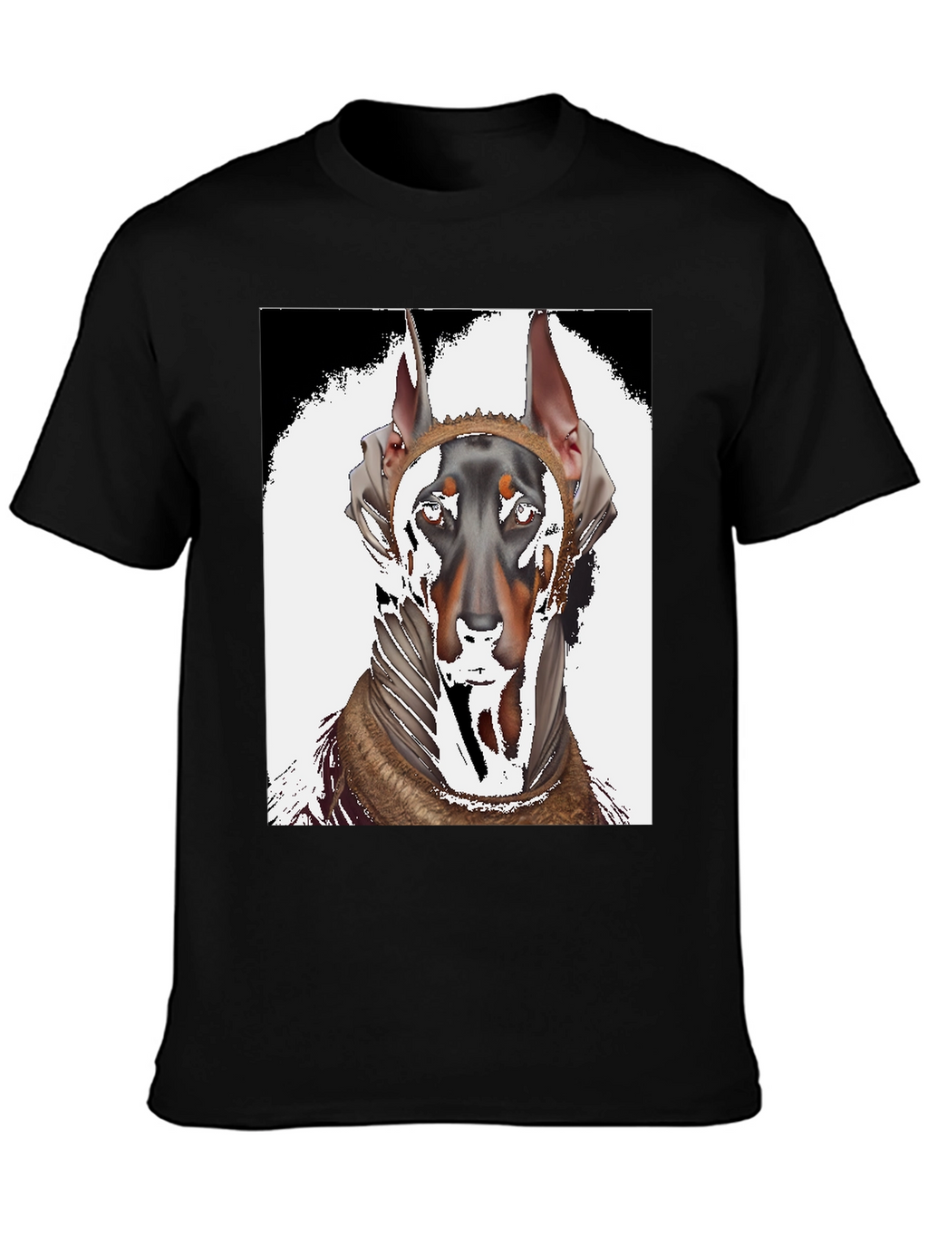 Doberman T-Shirt: Unique Dog Graphic Tee for Men