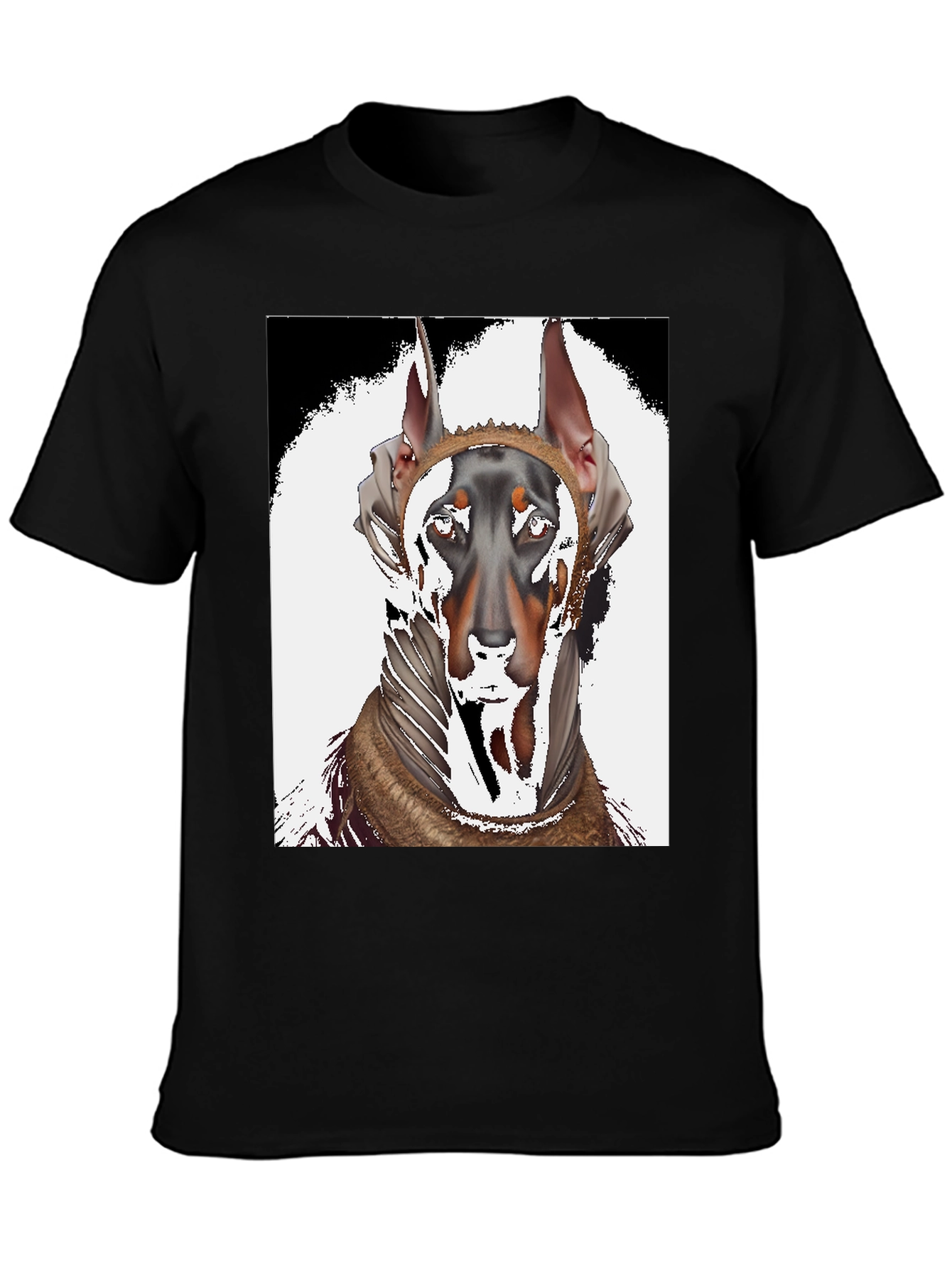 Doberman T-Shirt: Unique Dog Graphic Tee for Men