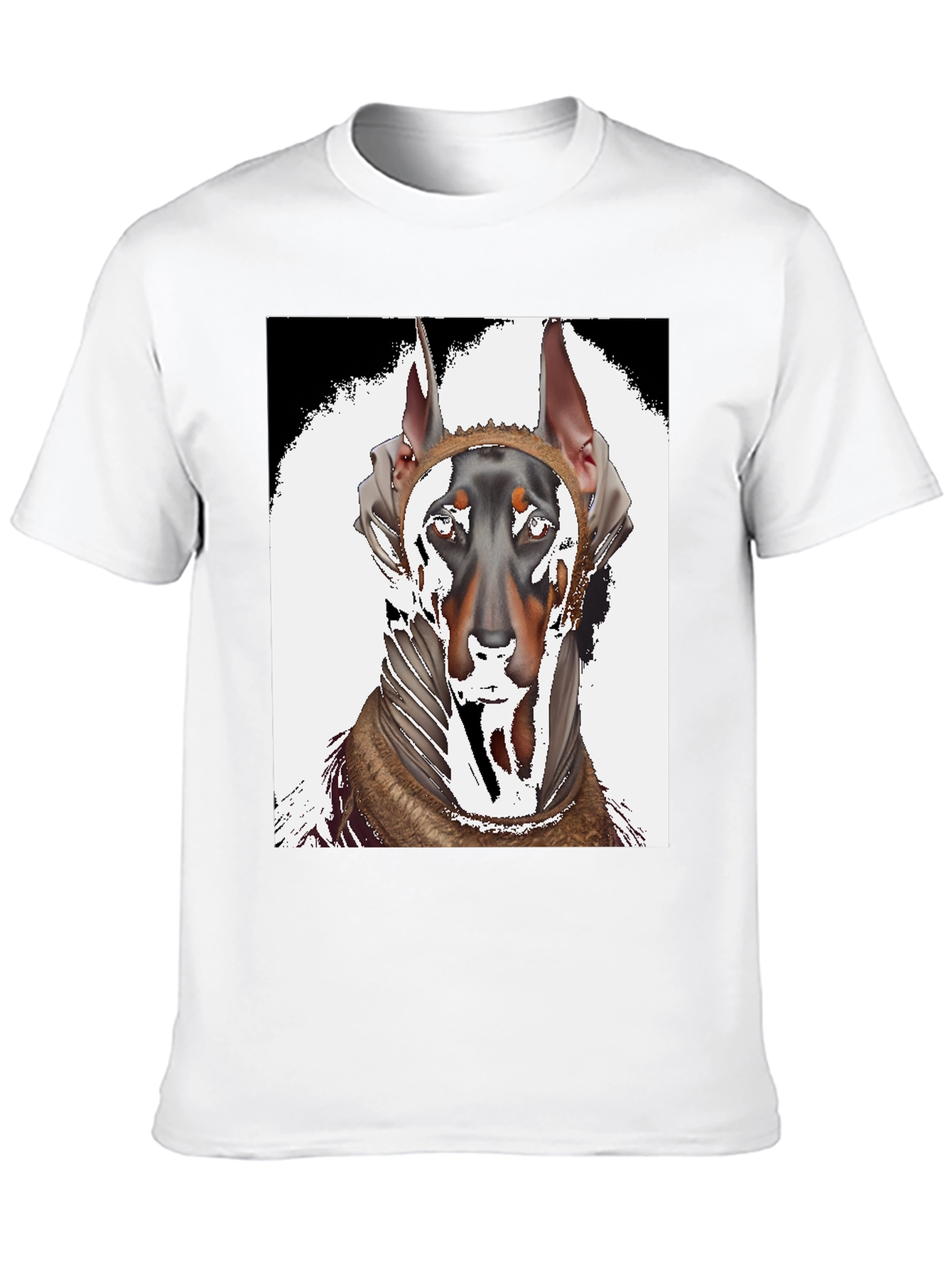 Doberman T-Shirt: Unique Dog Graphic Tee for Men