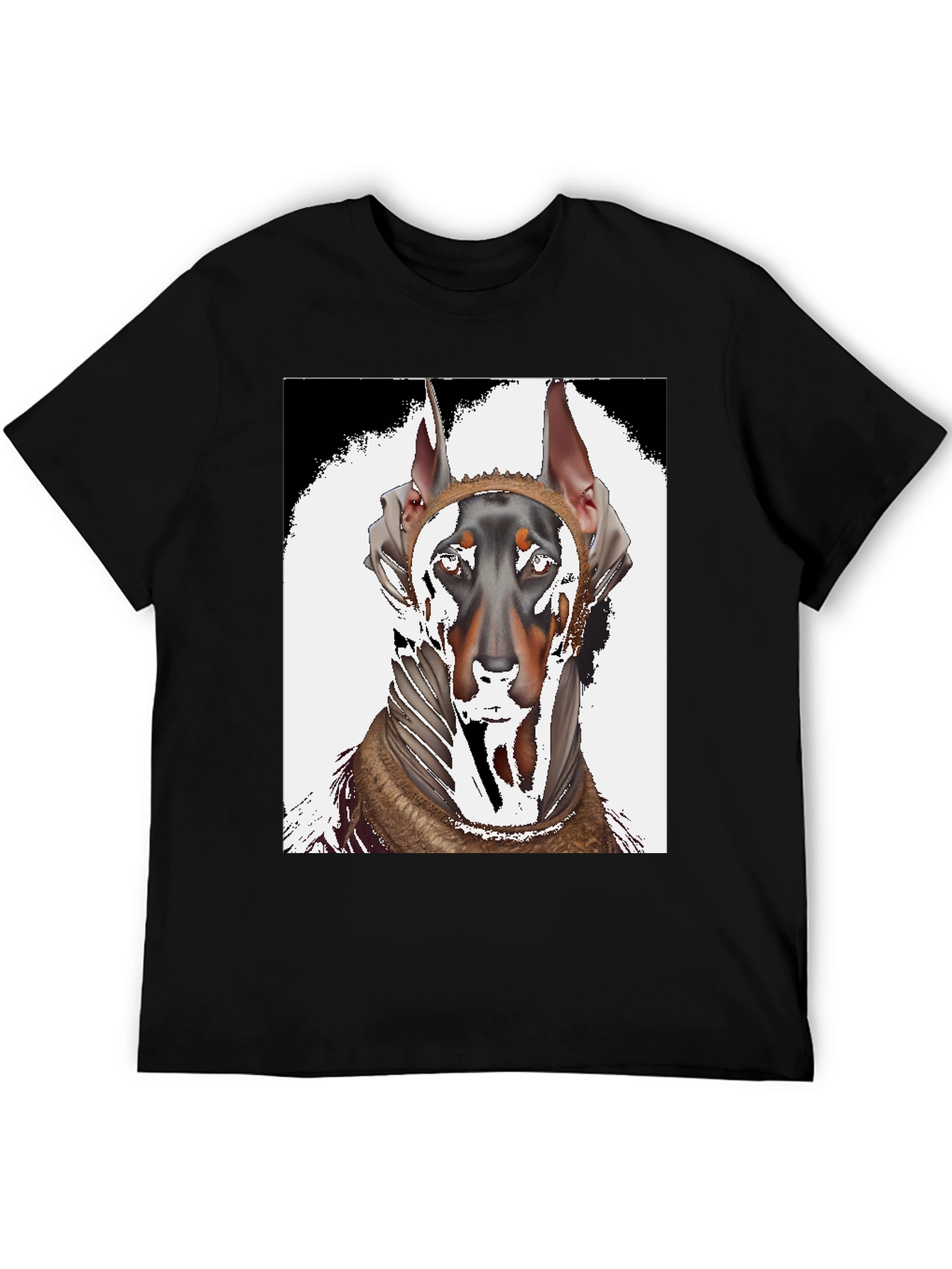 Doberman T-Shirt: Unique Dog Graphic Tee for Men