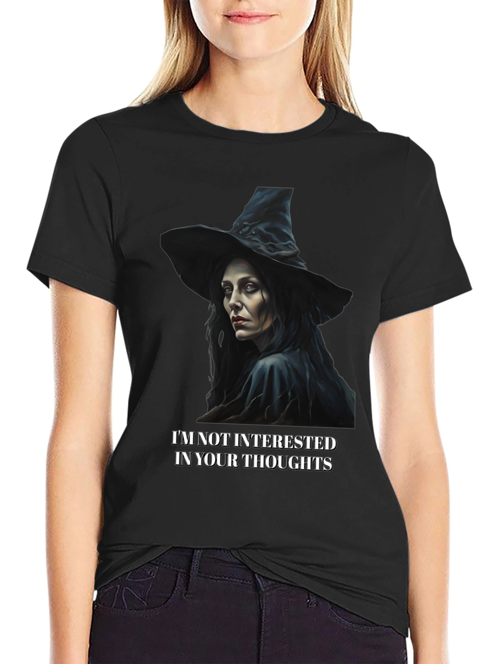 Witchy T-Shirt: Not Interested In Your Thoughts