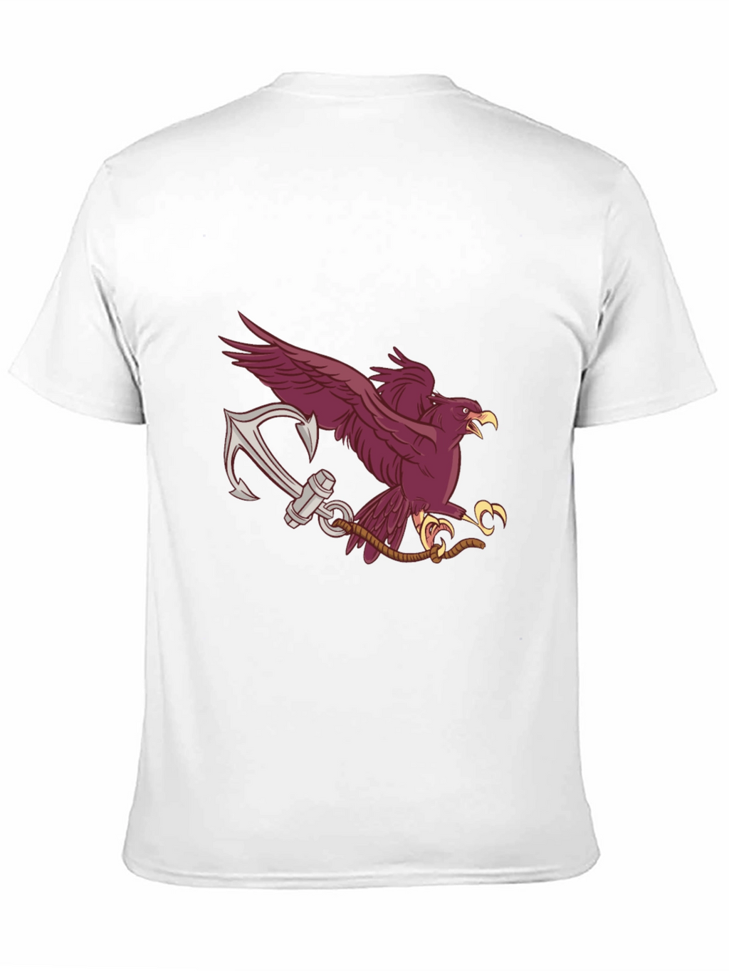 Eagle Anchor Graphic T-Shirt - Black