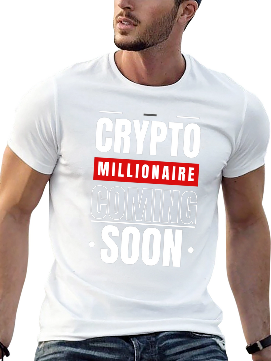 Crypto Millionaire Coming Soon Graphic Tee