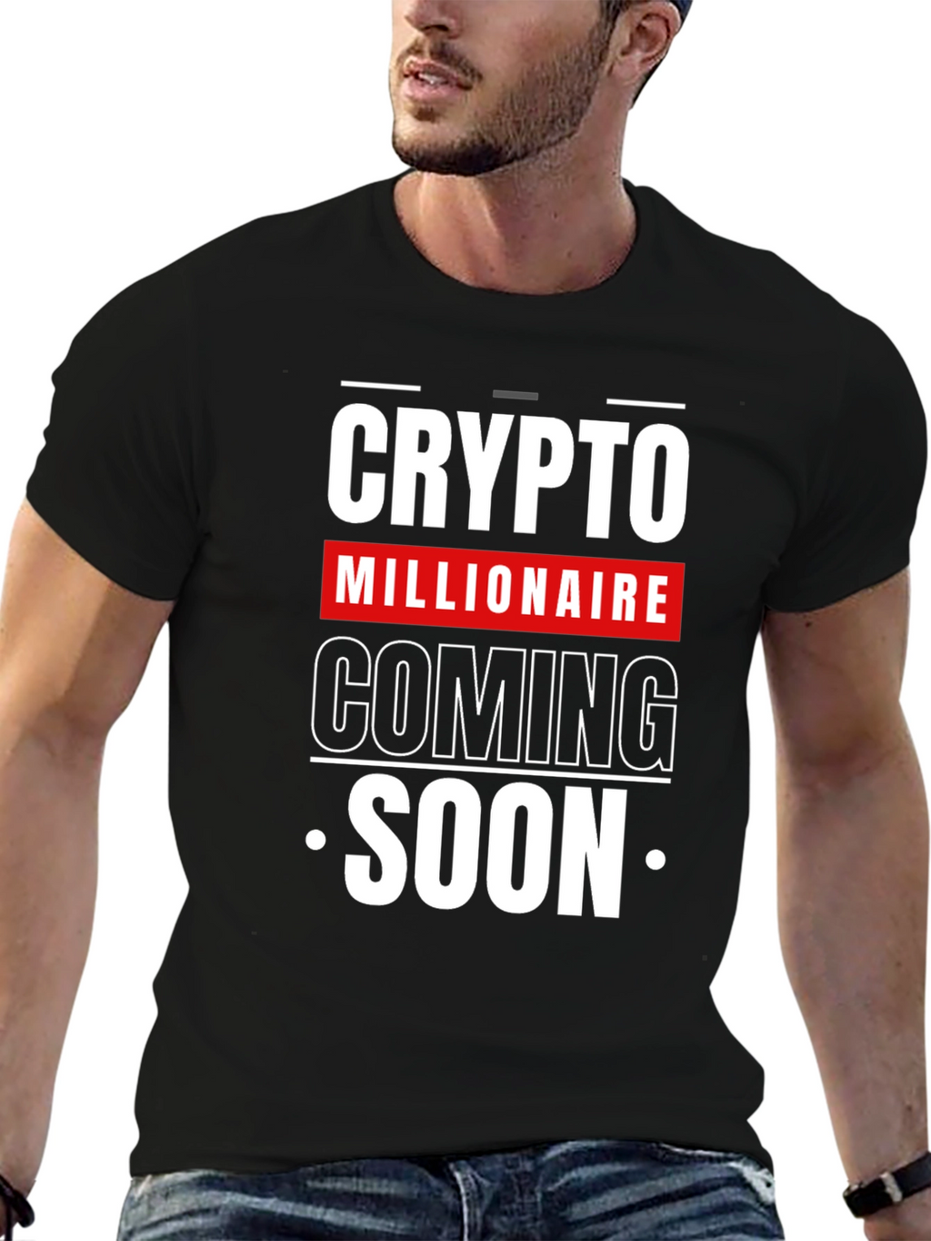 Crypto Millionaire Coming Soon Graphic Tee