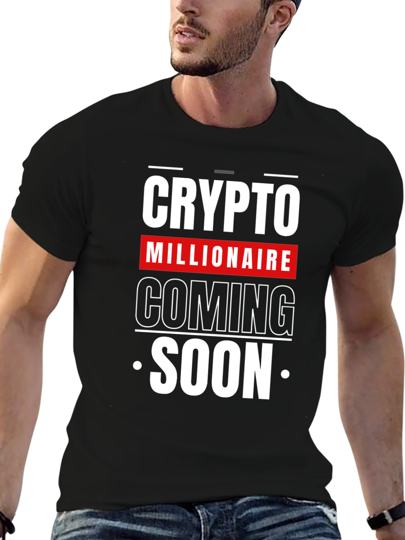 Crypto Millionaire Coming Soon Graphic Tee