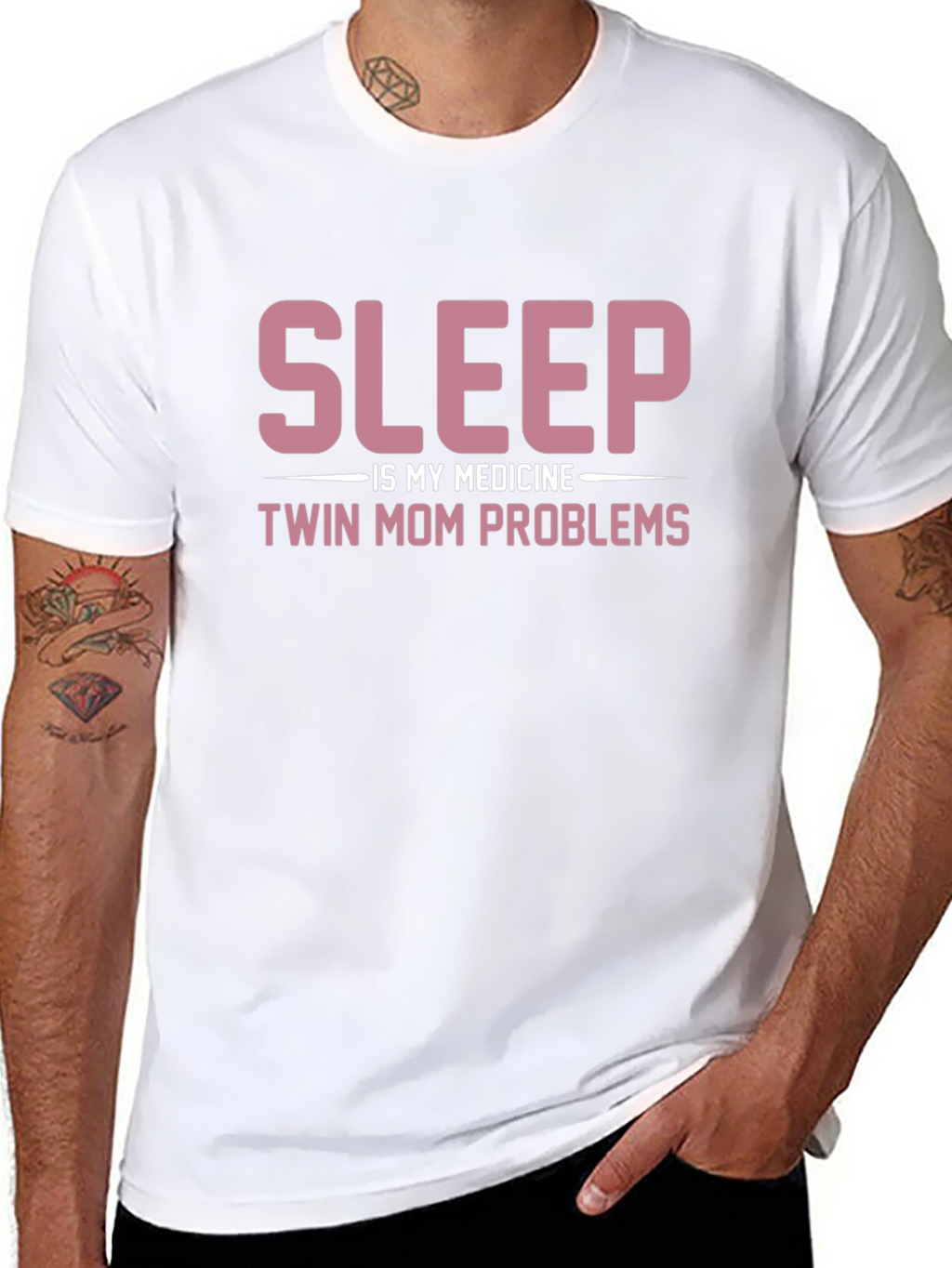 Sleep is My Medicine Twin Mom Problems T-Shirt
