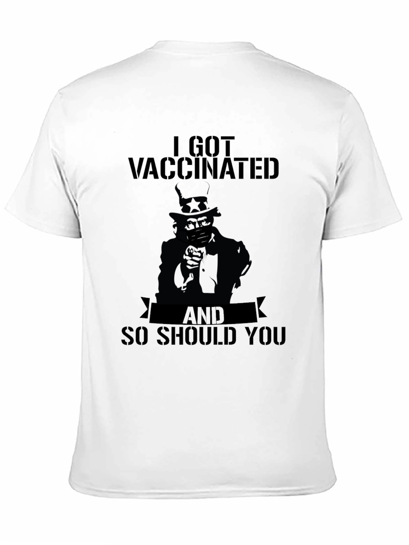 I Got Vaccinated Shirt - Uncle Sam Tee