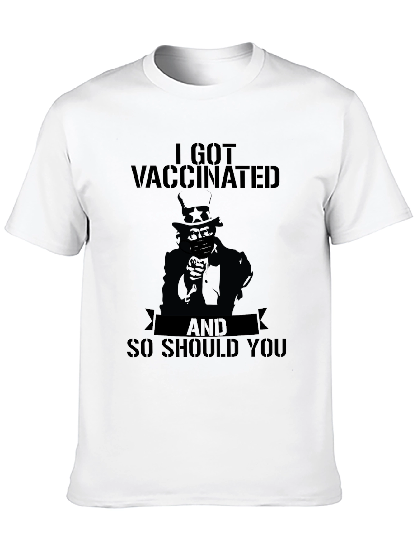 I Got Vaccinated Shirt - Uncle Sam Tee