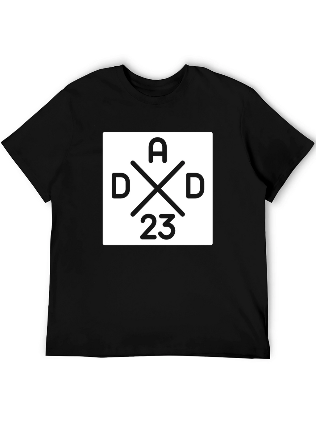 Dad 23 Graphic T-Shirt - Stylish Black Cotton Tee