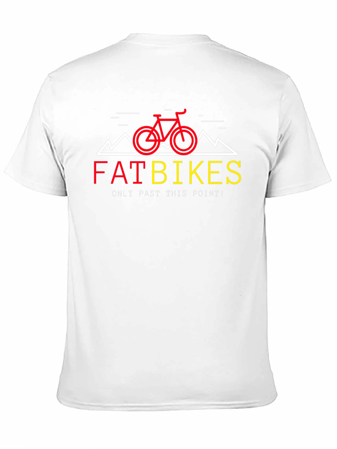 Fat Bikes Only T-Shirt - Mountain Biking Tee