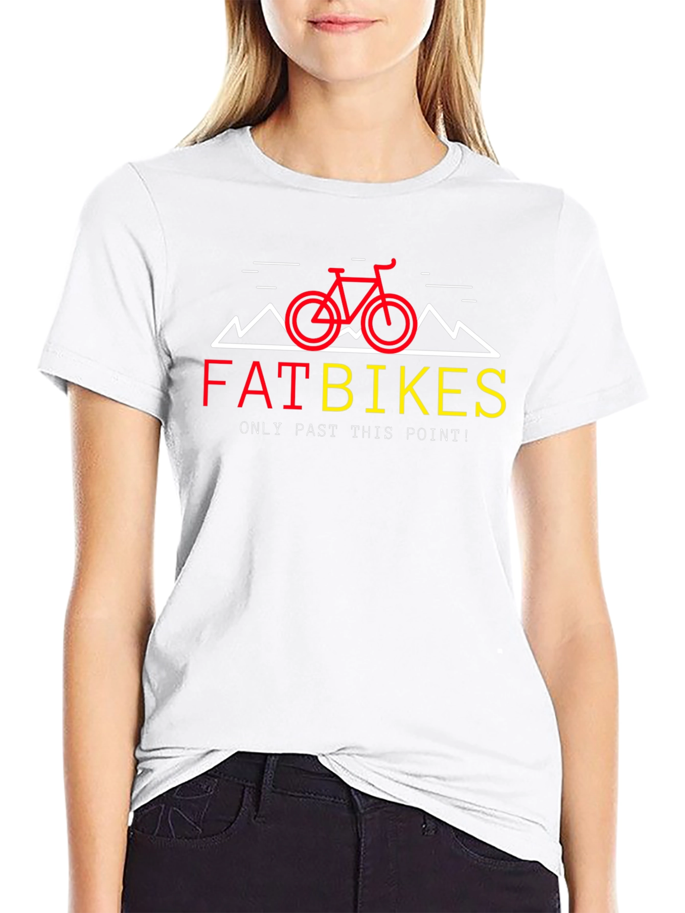 Fat Bikes Only T-Shirt - Mountain Biking Tee