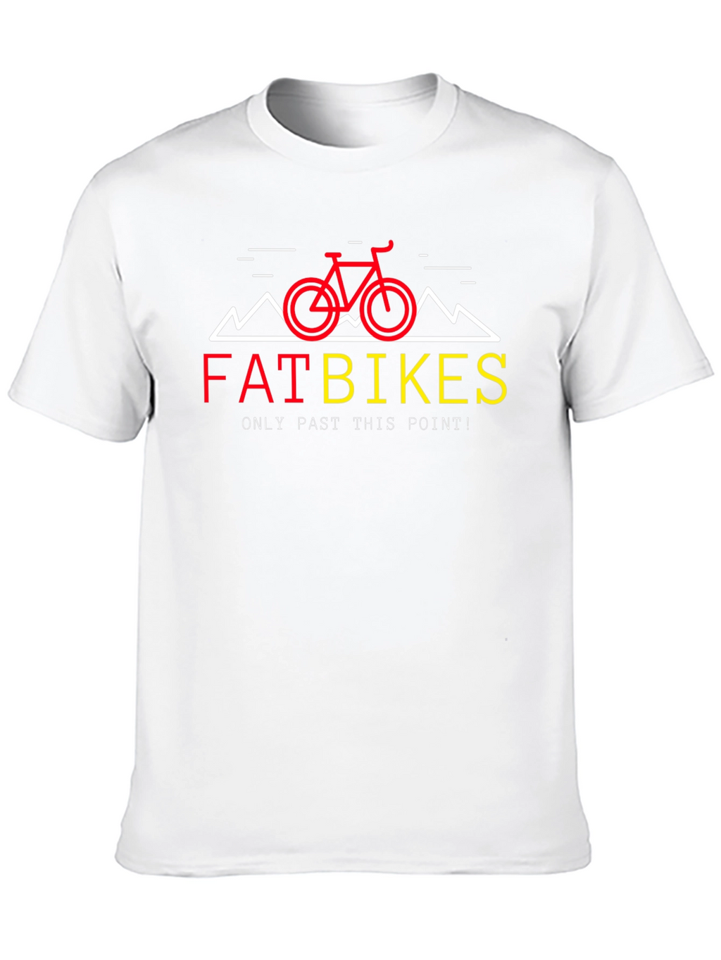 Fat Bikes Only T-Shirt - Mountain Biking Tee