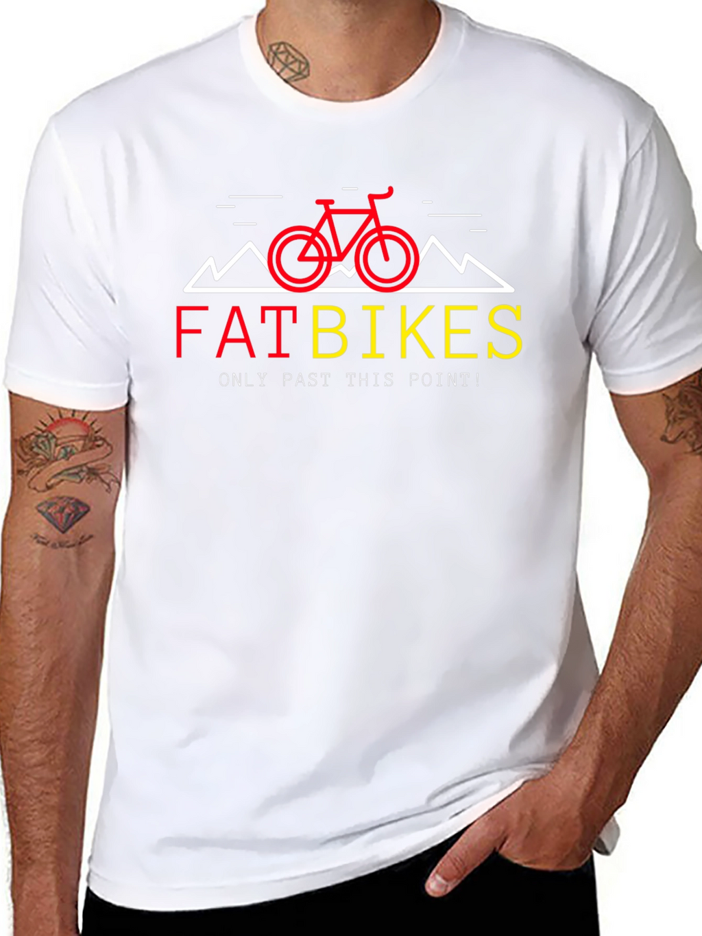 Fat Bikes Only T-Shirt - Mountain Biking Tee