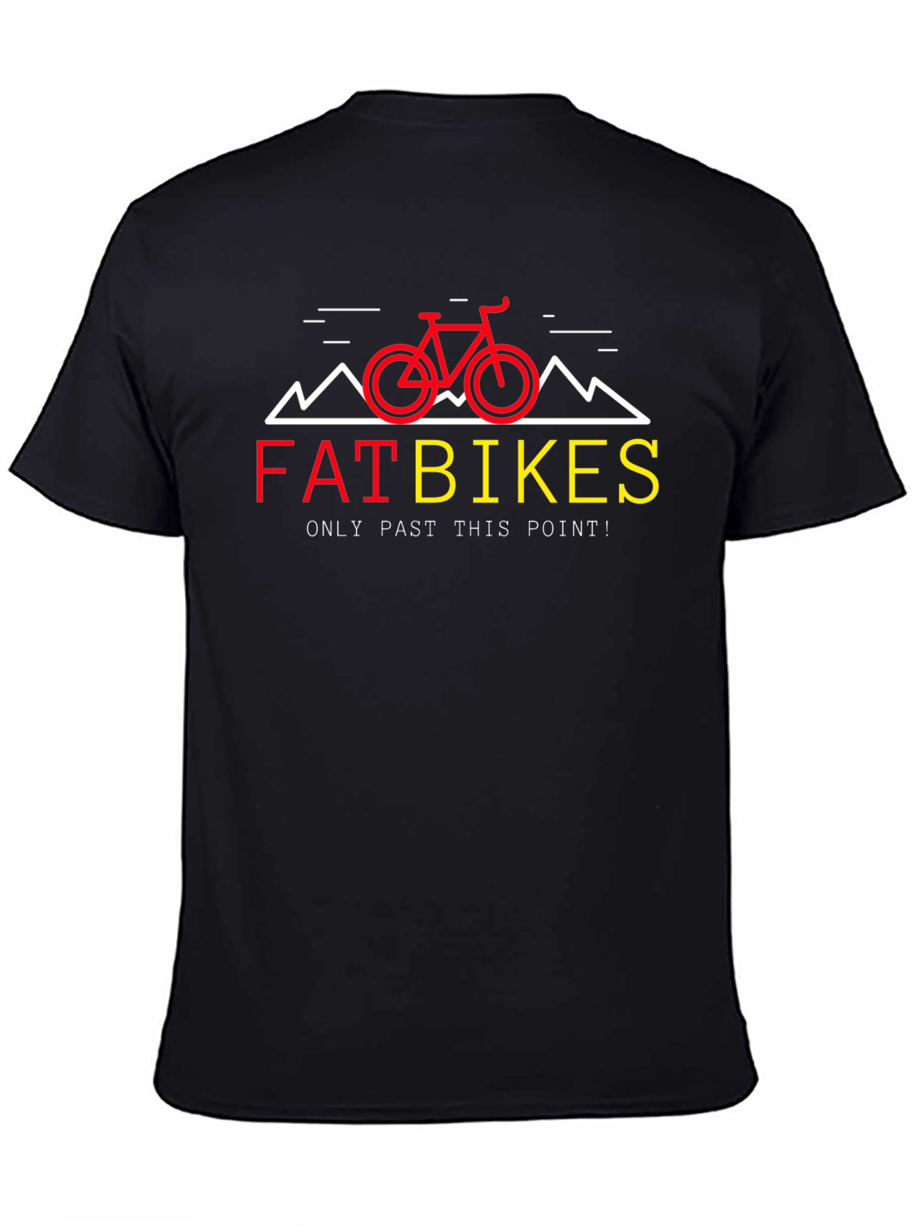 Fat Bikes Only T-Shirt - Mountain Biking Tee