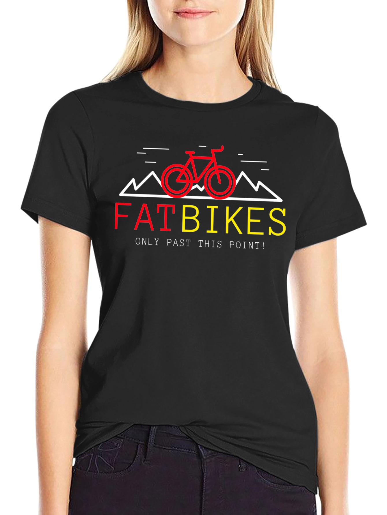 Fat Bikes Only T-Shirt - Mountain Biking Tee