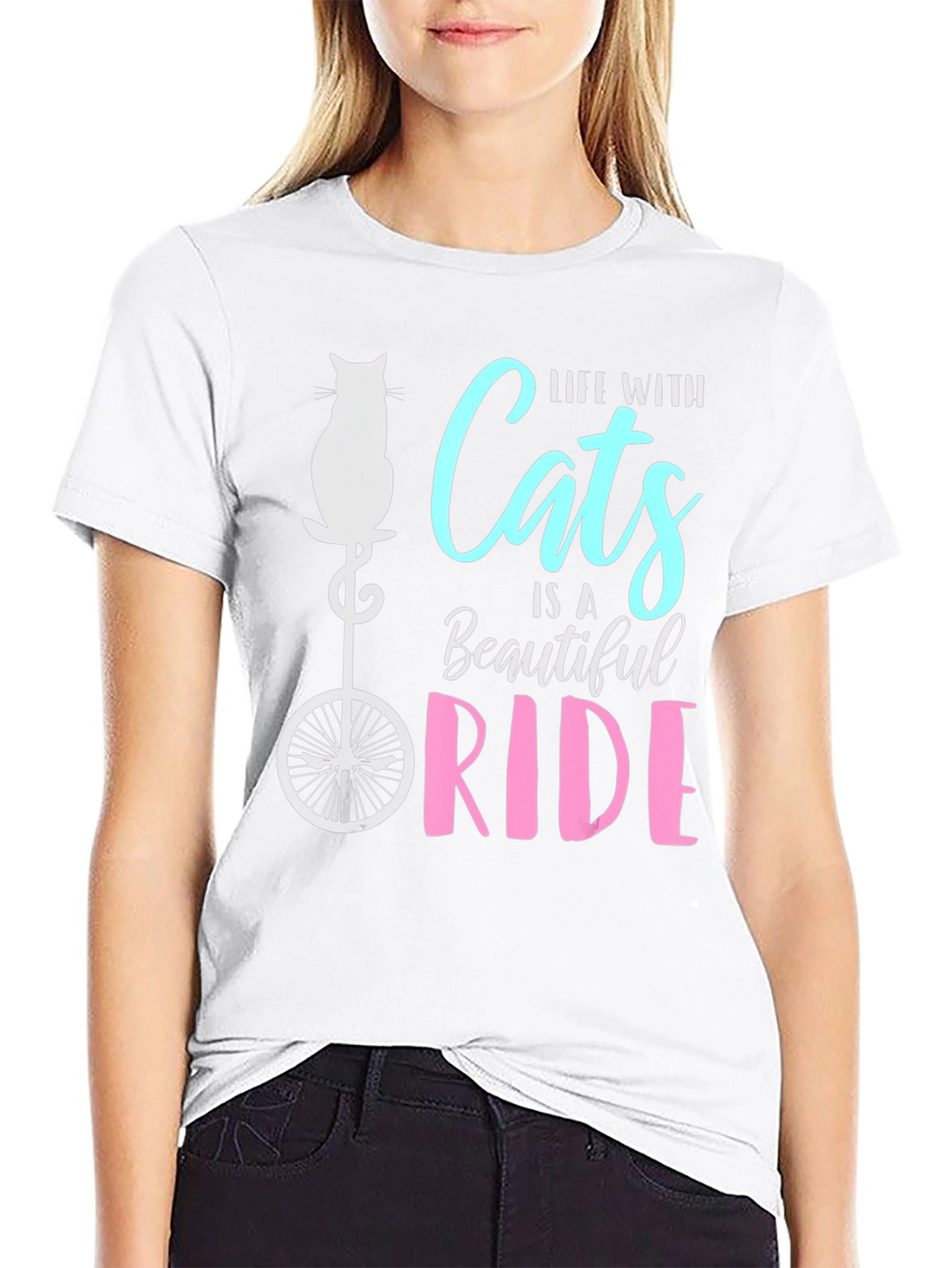 Life with Cats is a Beautiful Ride T-Shirt