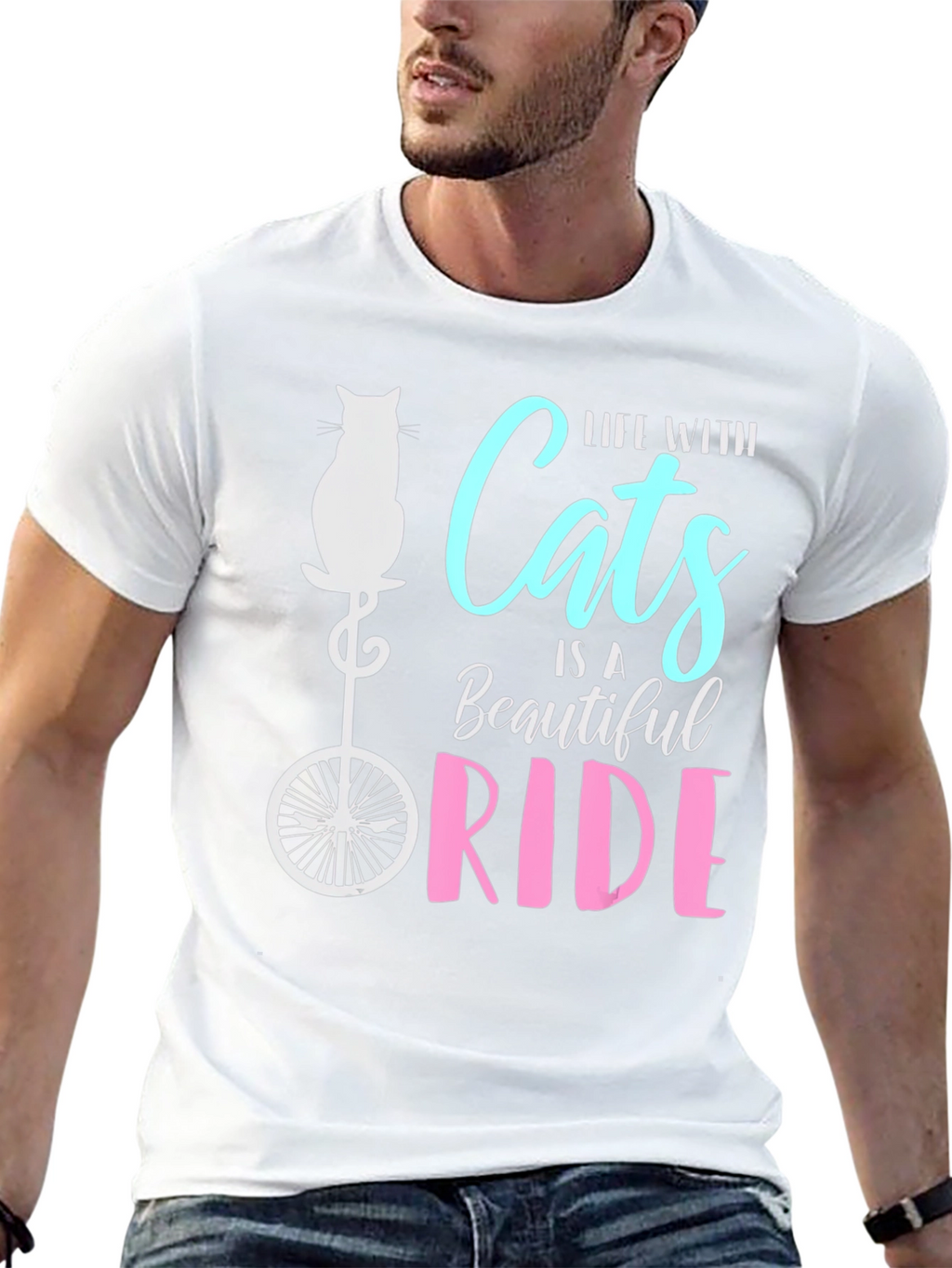 Life with Cats is a Beautiful Ride T-Shirt