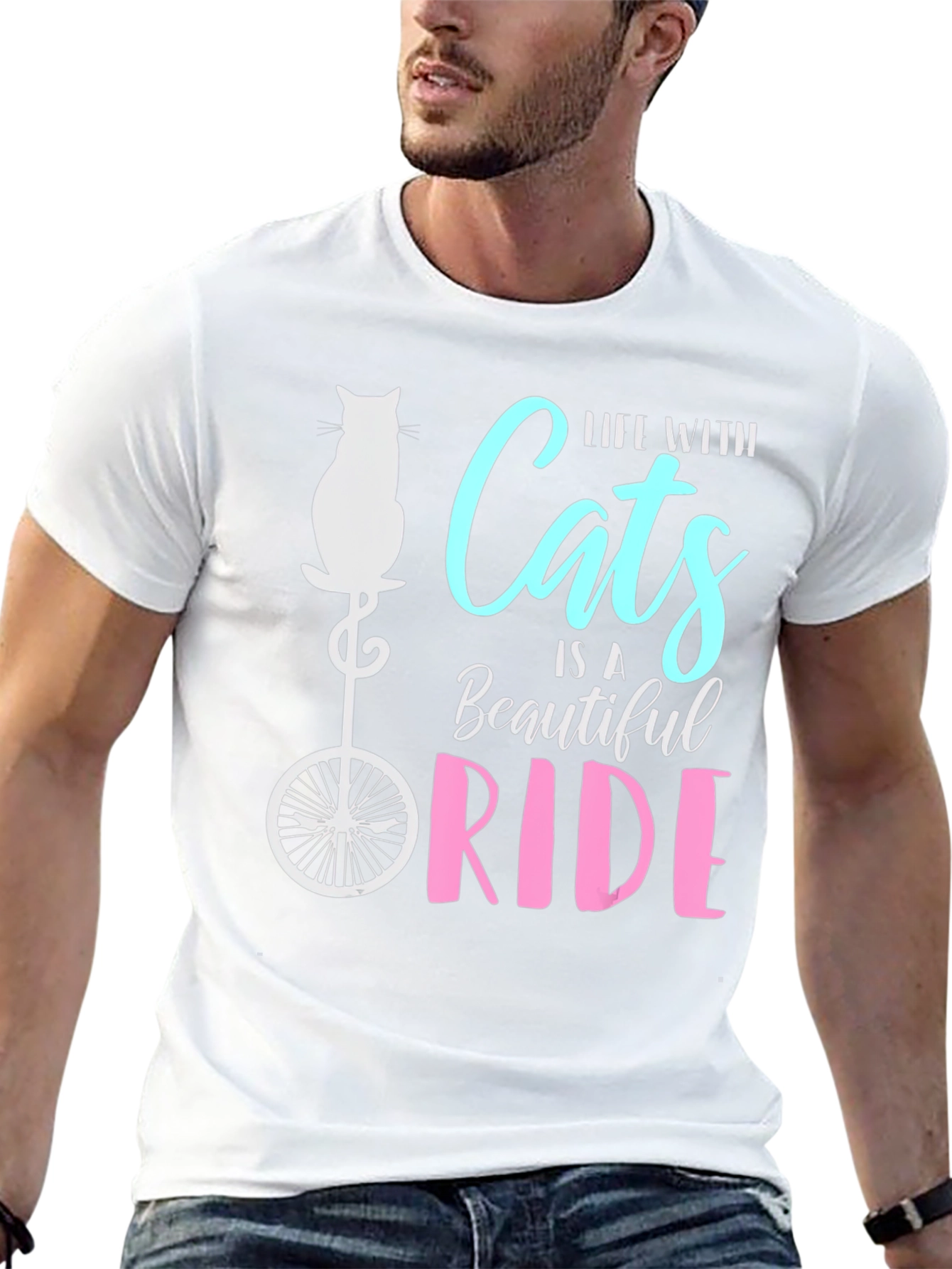 Life with Cats is a Beautiful Ride T-Shirt