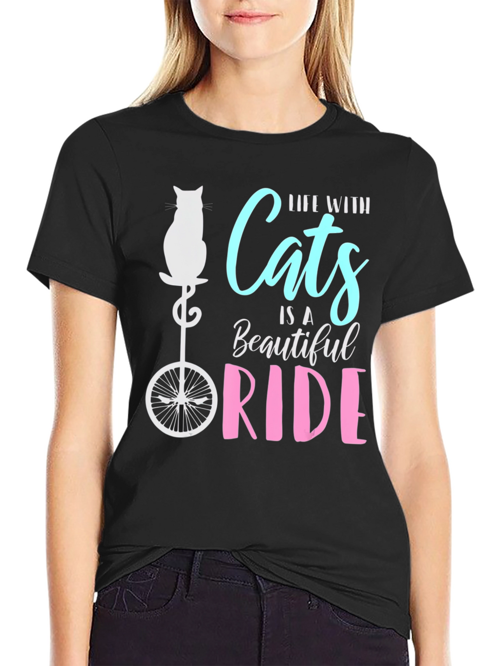 Life with Cats is a Beautiful Ride T-Shirt