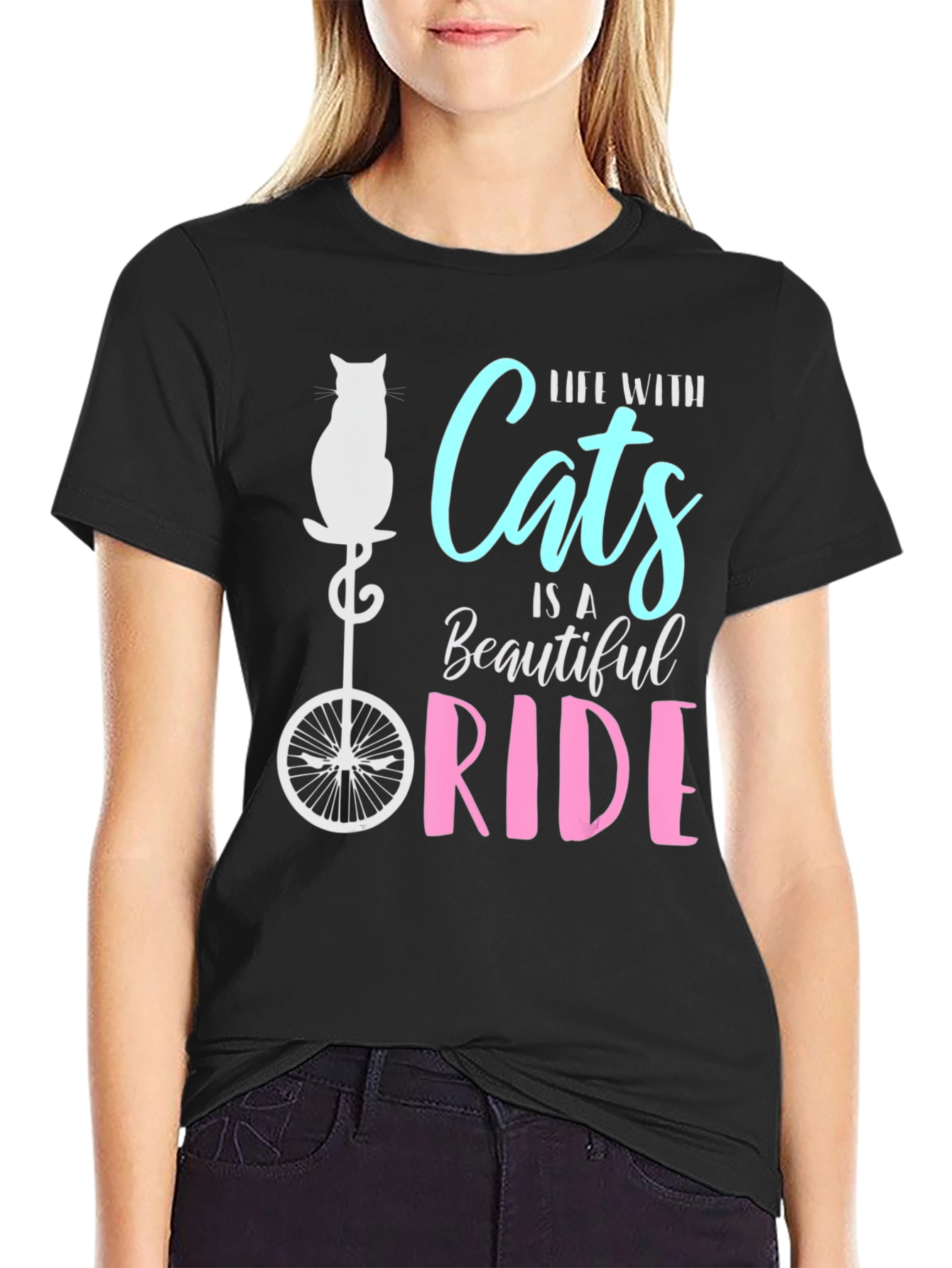 Life with Cats is a Beautiful Ride T-Shirt