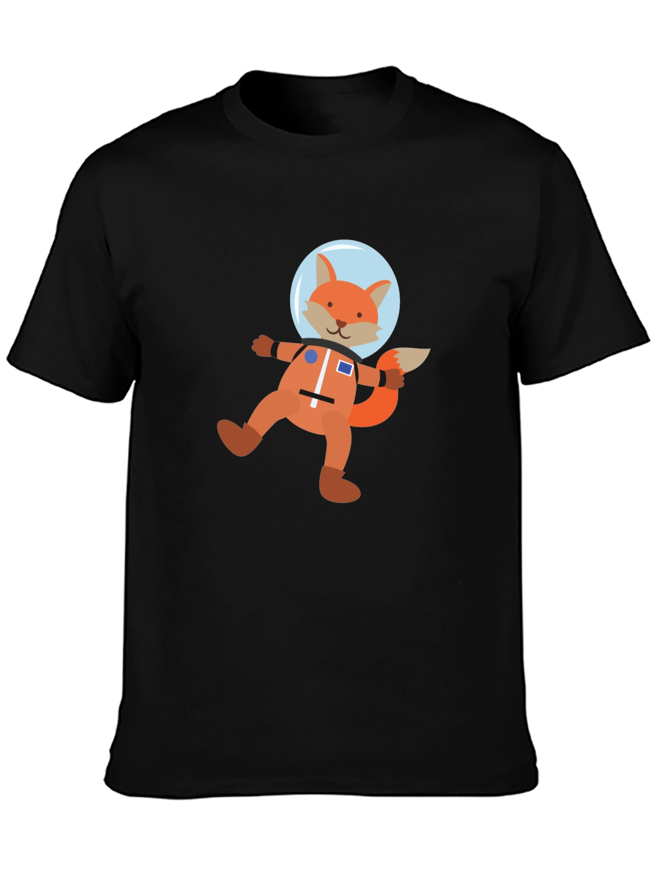 Astronaut Fox Graphic Tee - Space Explorer T-Shirt
