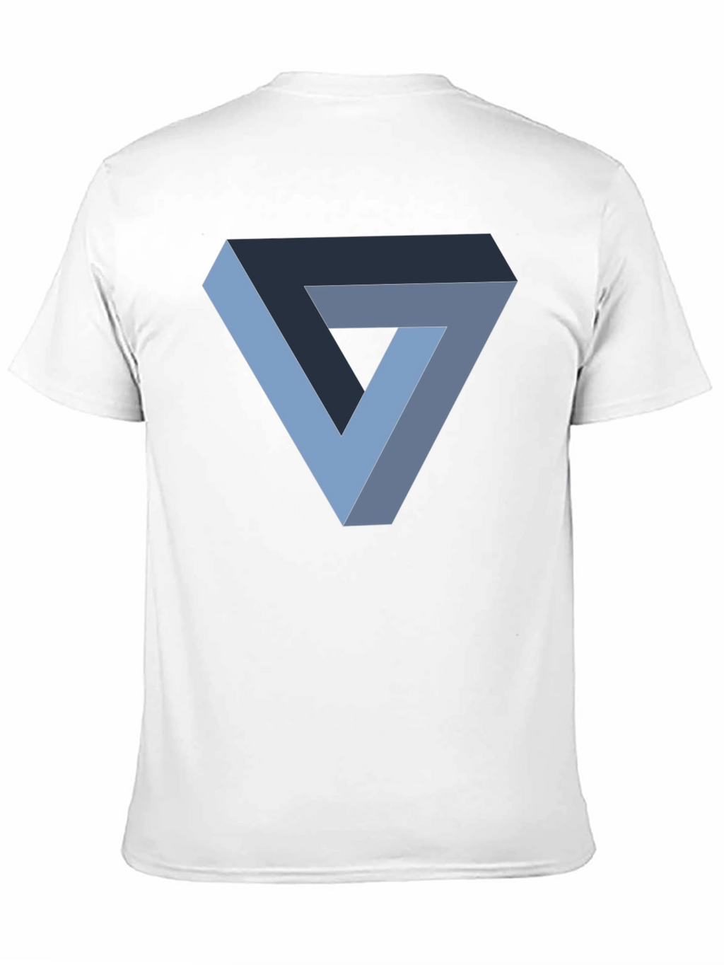 Impossible Triangle Graphic T-Shirt - Black Cotton Tee