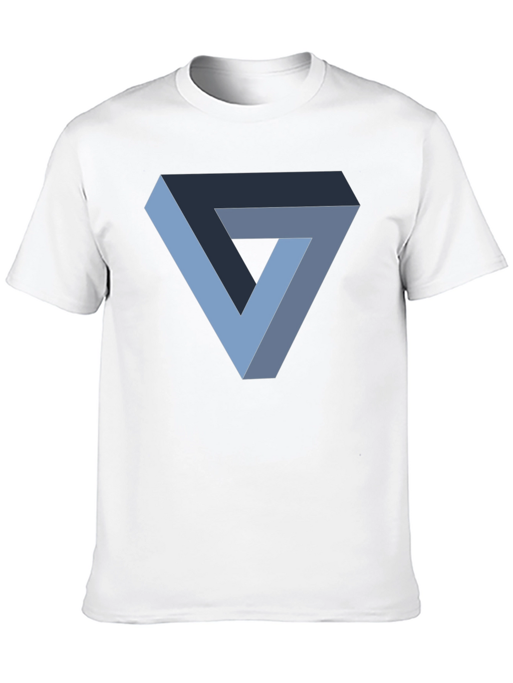 Impossible Triangle Graphic T-Shirt - Black Cotton Tee