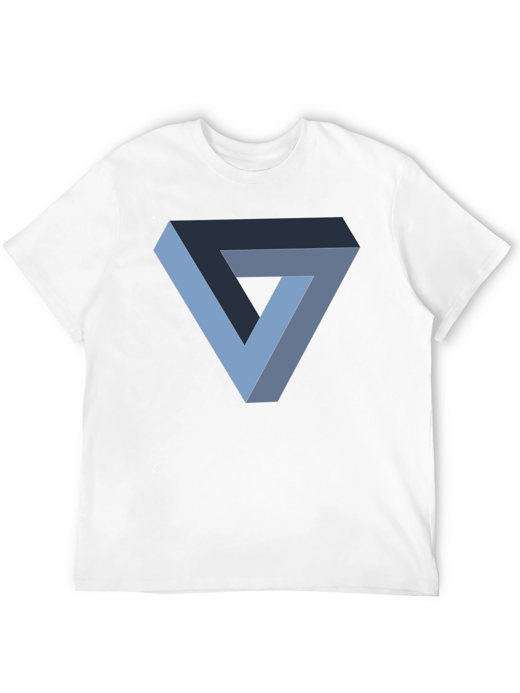 Impossible Triangle Graphic T-Shirt - Black Cotton Tee