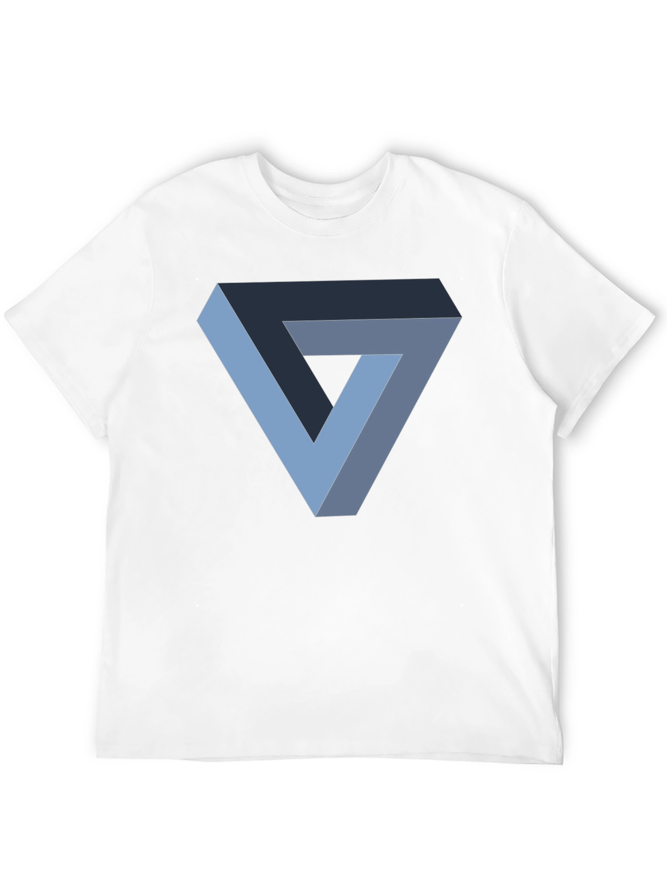 Impossible Triangle Graphic T-Shirt - Black Cotton Tee