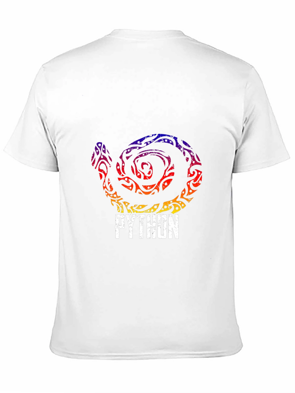 Python Tribal Snake Graphic T-Shirt