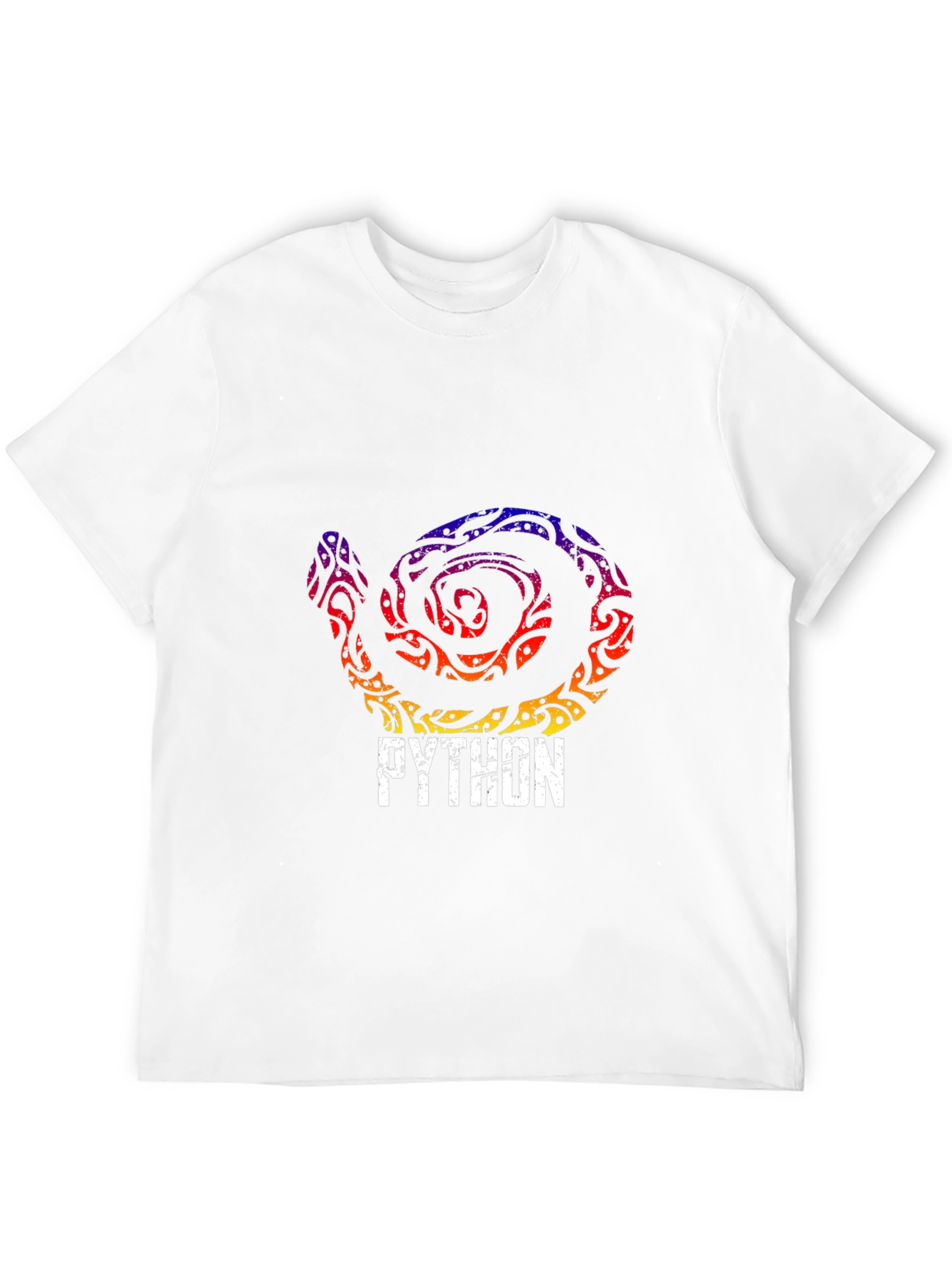 Python Tribal Snake Graphic T-Shirt