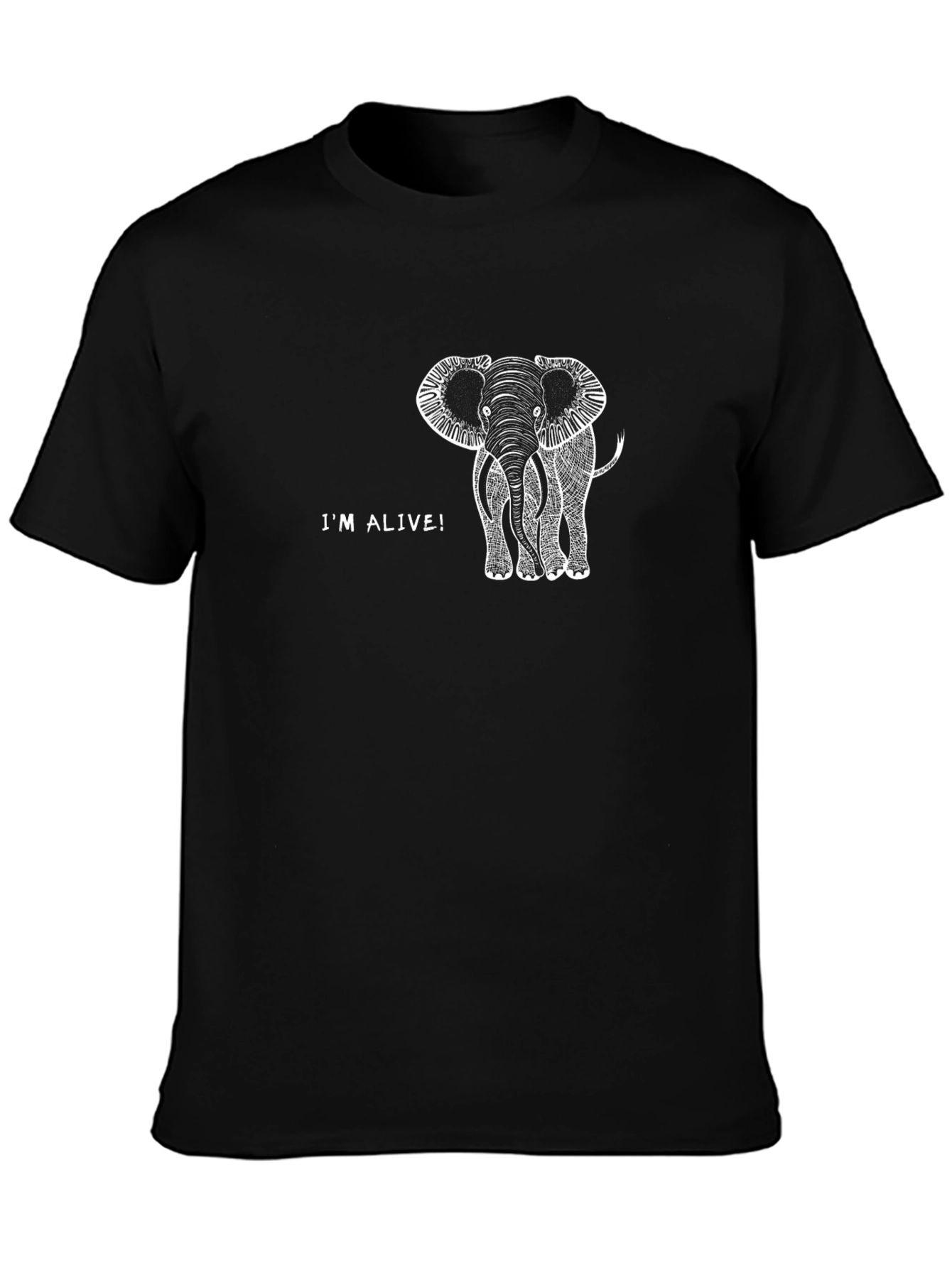 Elephant Im Alive Graphic T-Shirt