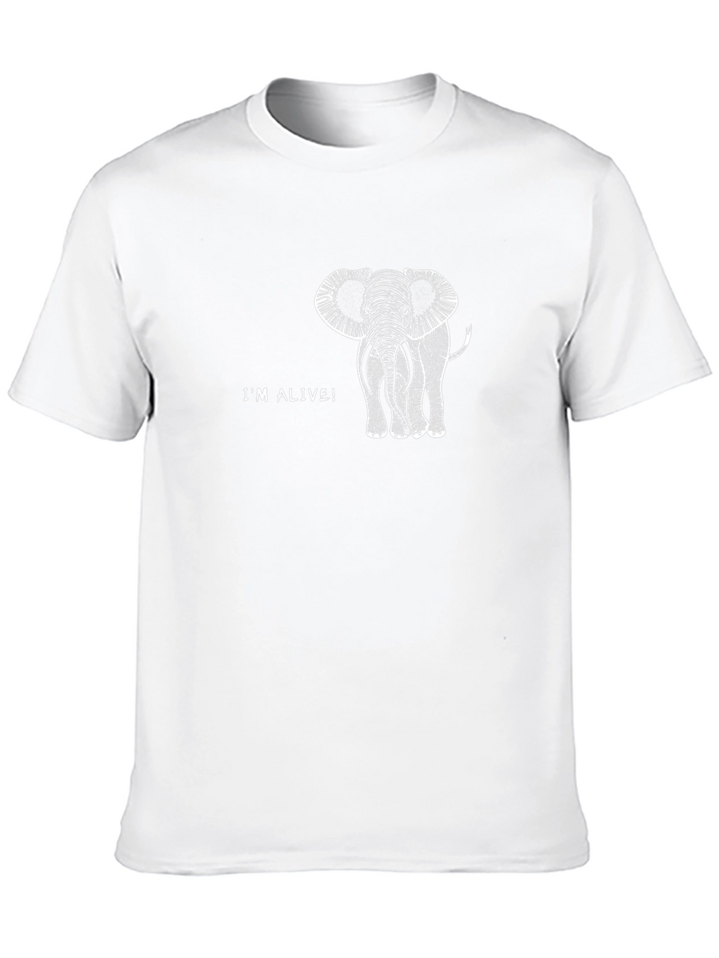 Elephant Im Alive Graphic T-Shirt