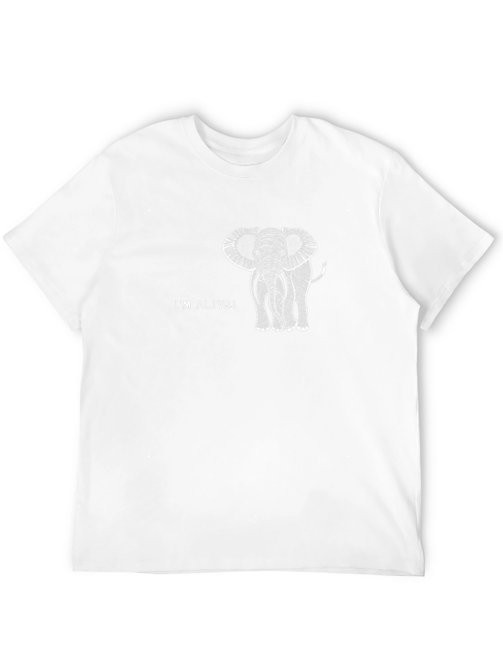 Elephant Im Alive Graphic T-Shirt