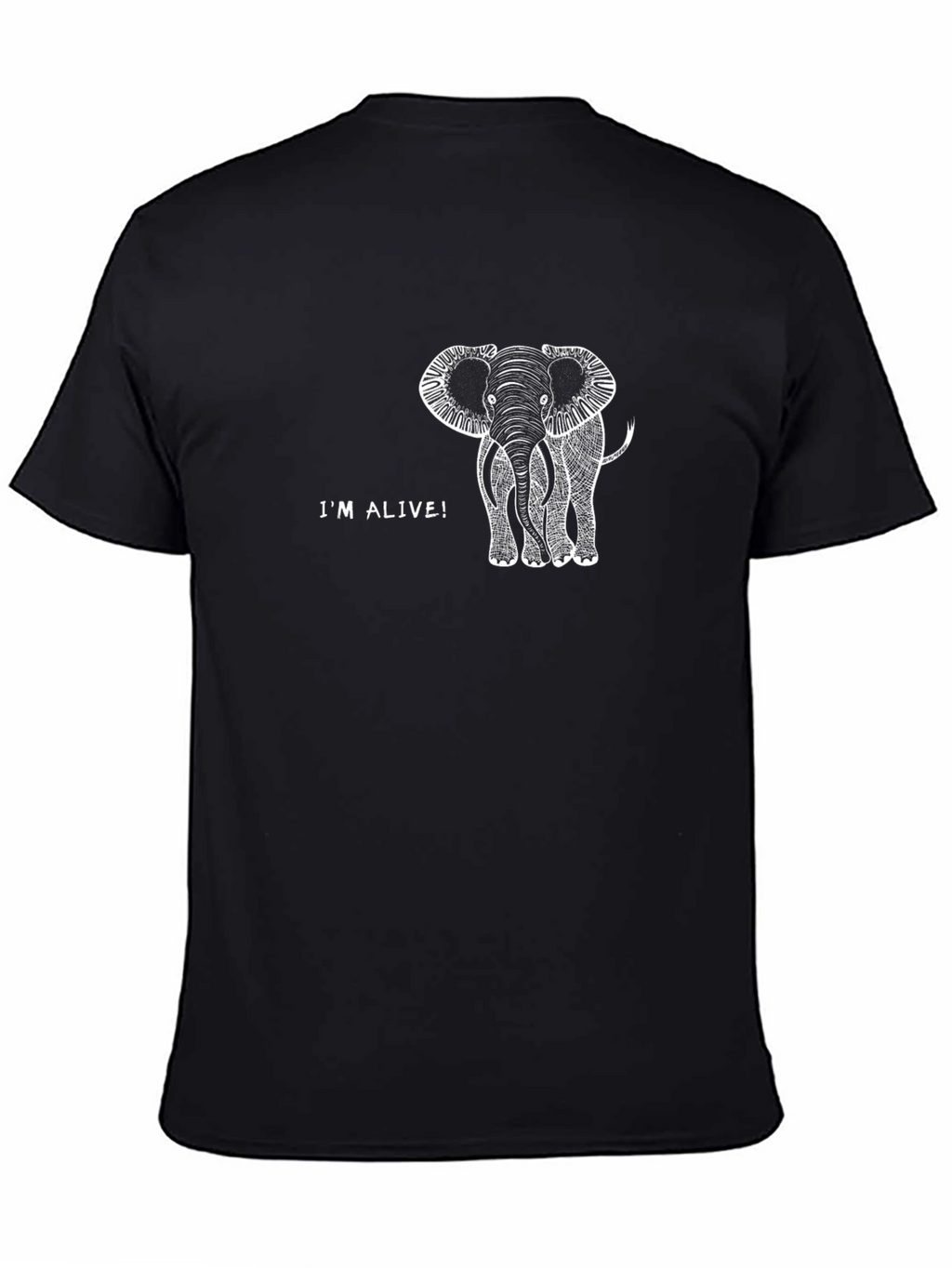 Elephant Im Alive Graphic T-Shirt