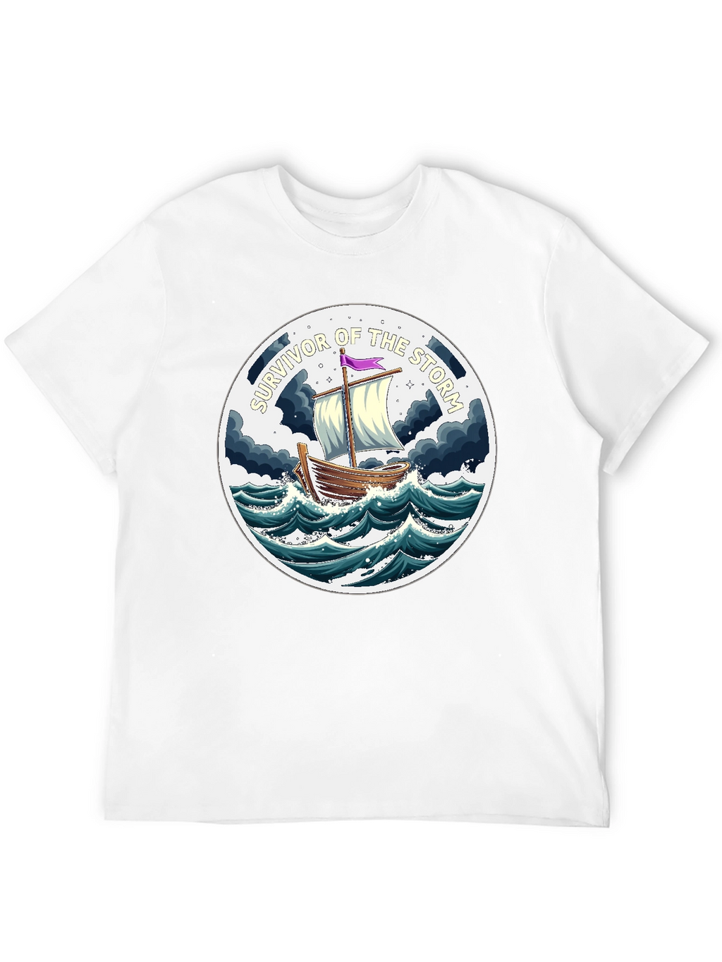 Survivor of the Storm Graphic T-Shirt