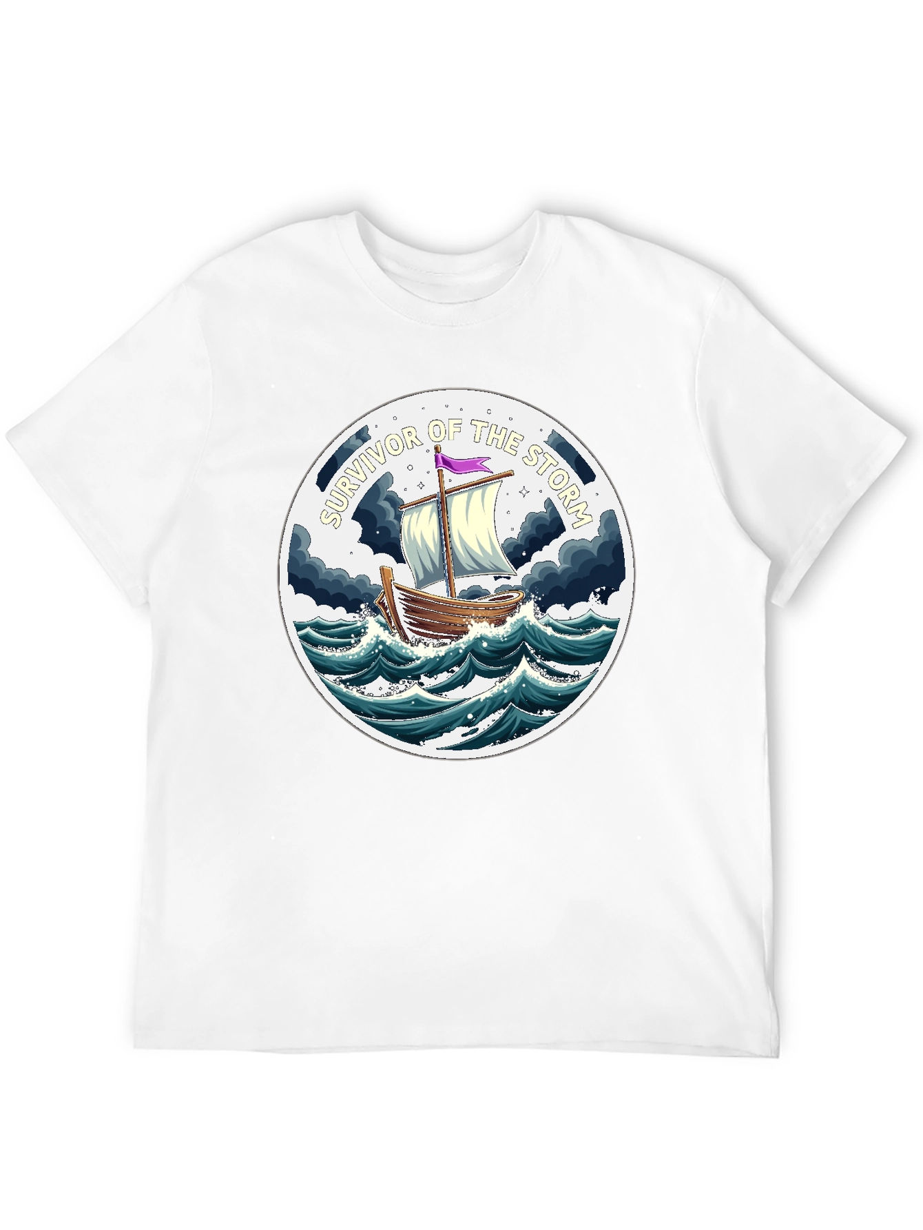 Survivor of the Storm Graphic T-Shirt