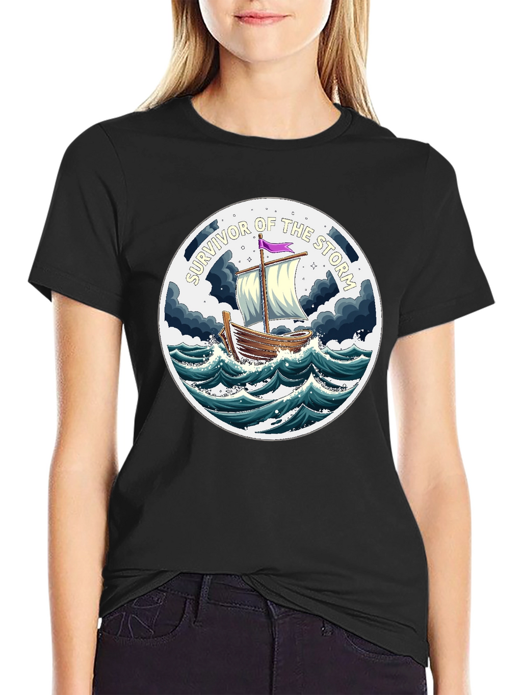 Survivor of the Storm Graphic T-Shirt
