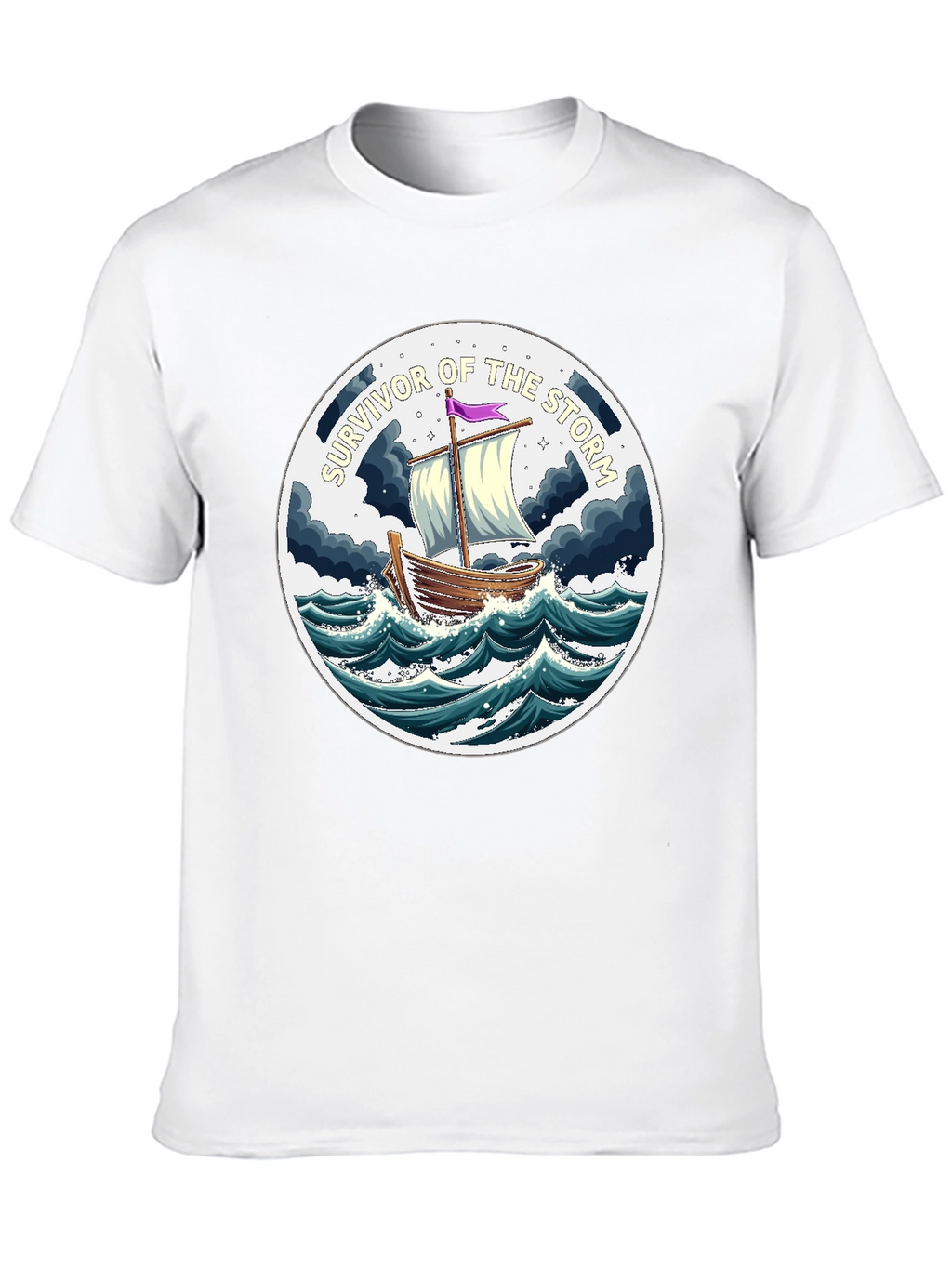 Survivor of the Storm Graphic T-Shirt