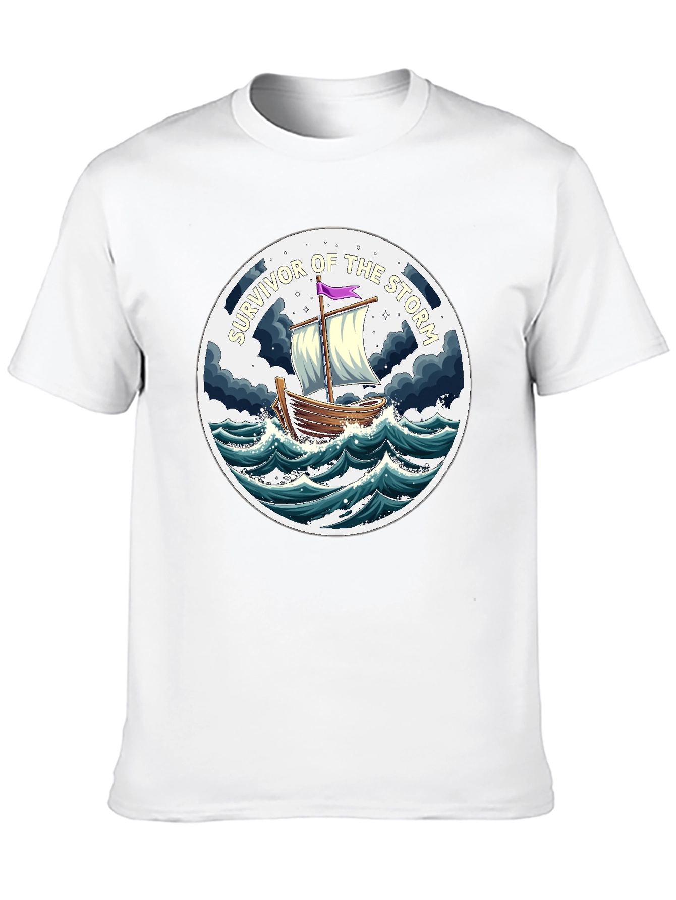 Survivor of the Storm Graphic T-Shirt